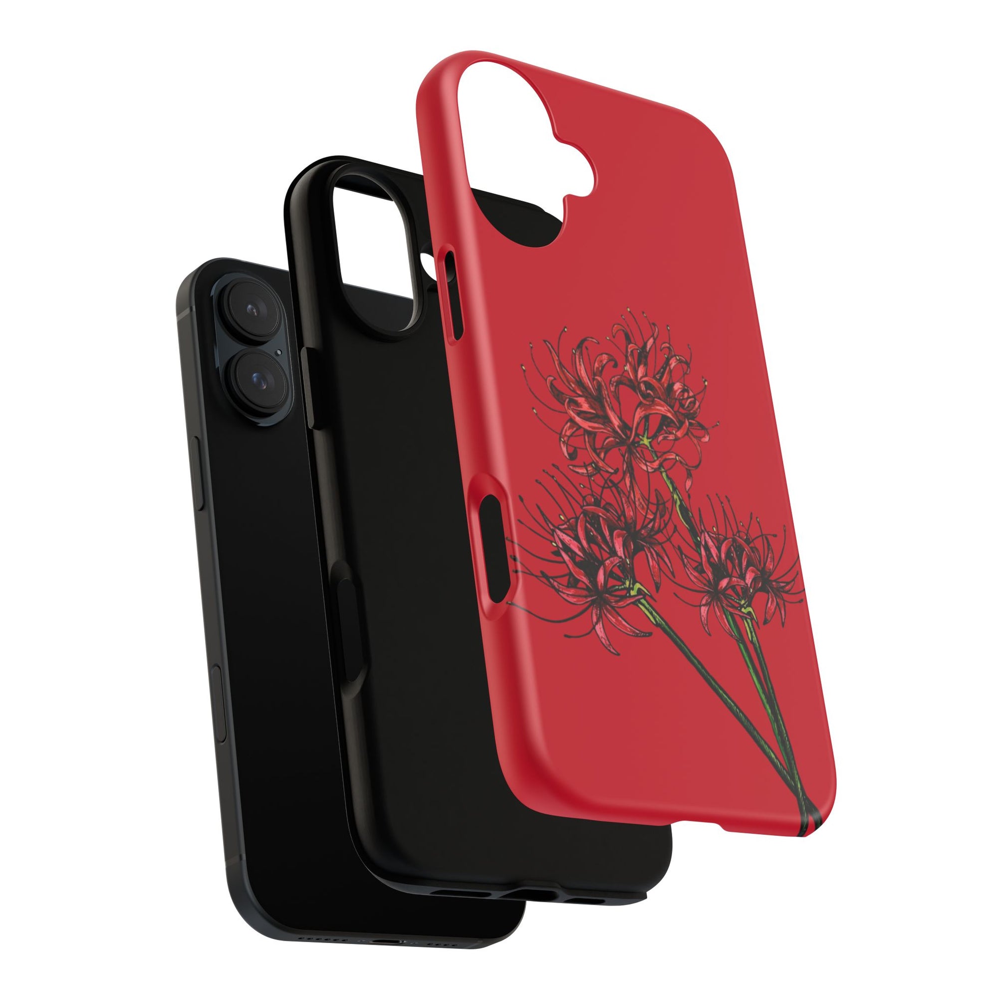 Floral Phone Case, Cute Durable Case for Plants Lovers, Stylish Tech Accessories, Gift for Her, Autumn Decor