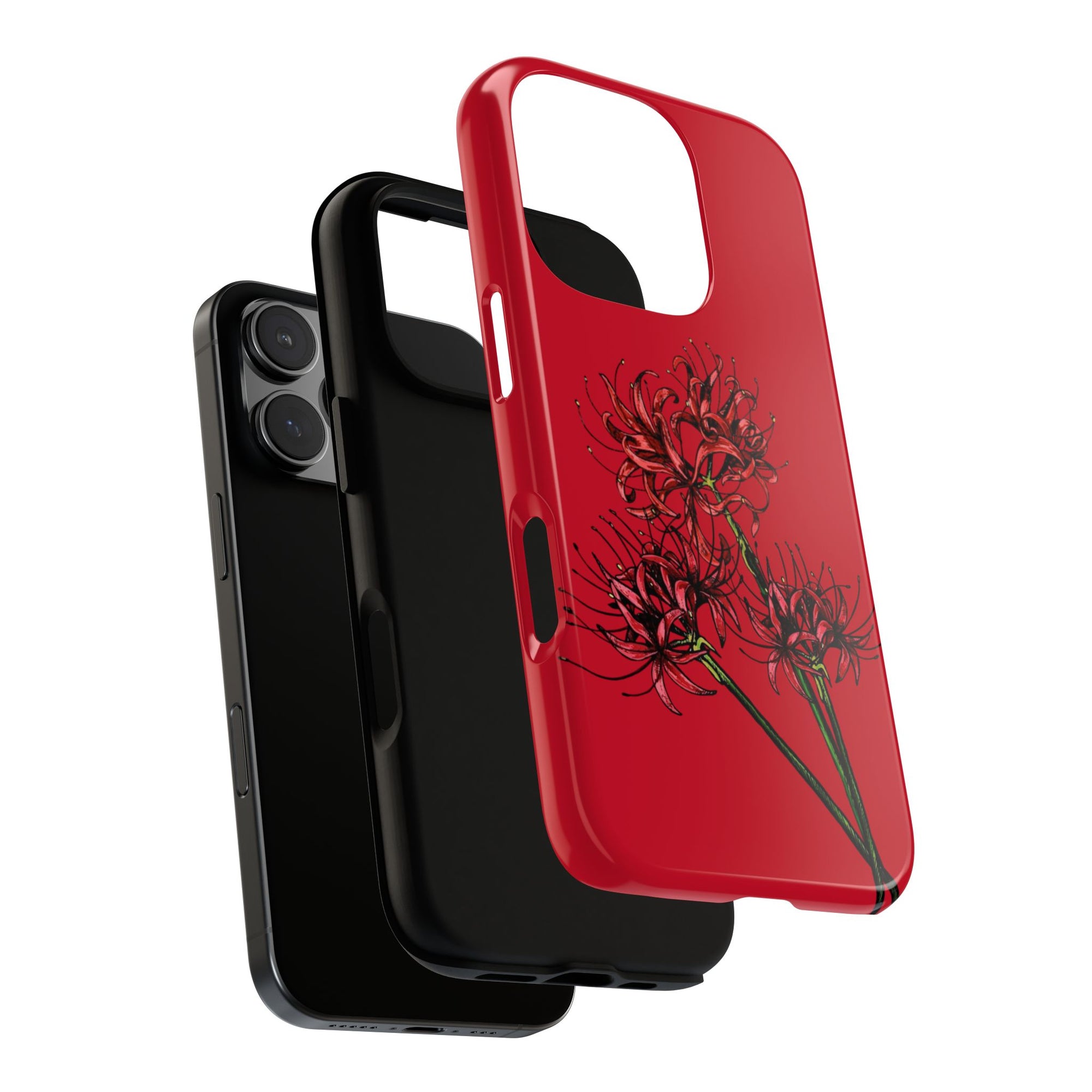 Floral Phone Case, Cute Durable Case for Plants Lovers, Stylish Tech Accessories, Gift for Her, Autumn Decor