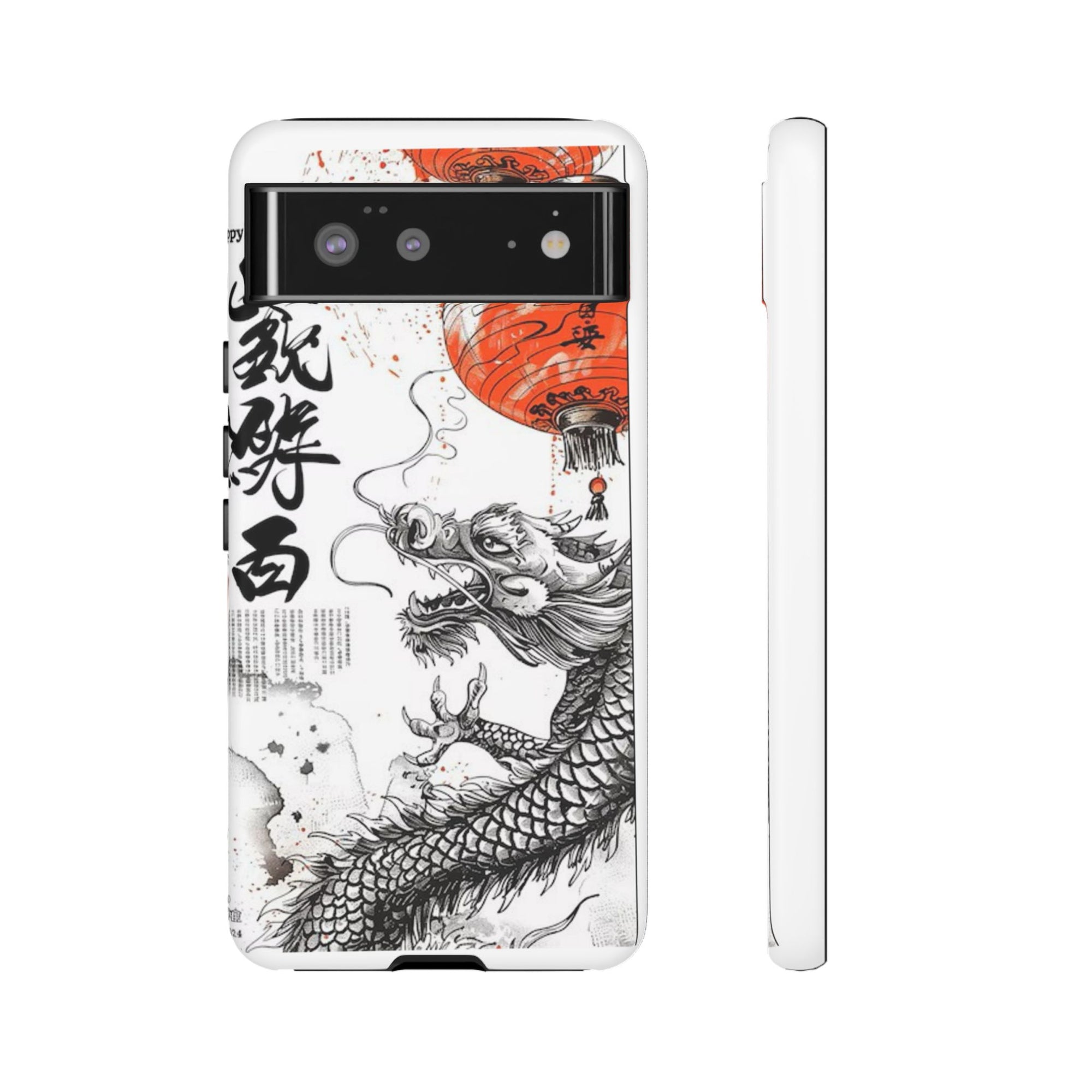 Dragon Design Phone Case, Tough Cases with Chinese Art for Unique Style, Gift for Art Lovers, Phone Protection, Trendy Accessories