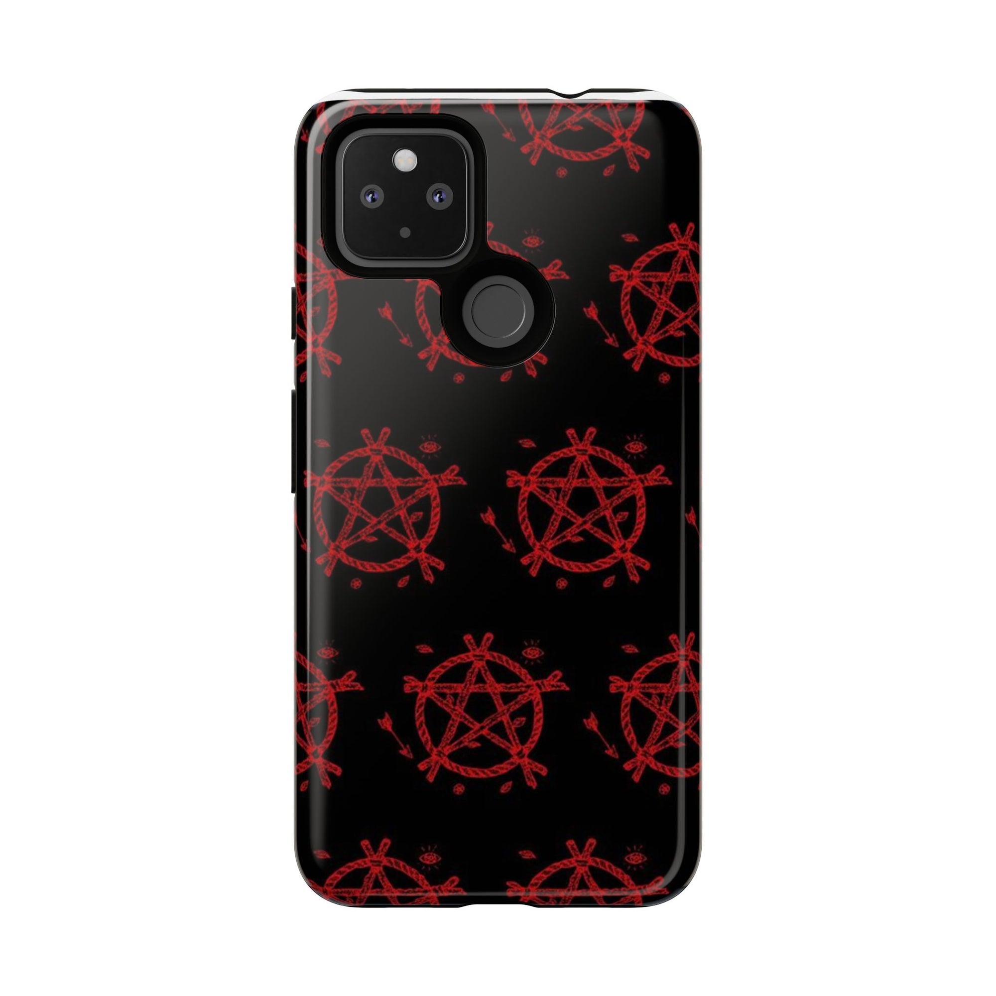 Anarchist iPhone Case, Tough Phone Cover, Punk Style Accessory, Unique Gift for Rebels, Goth Aesthetic Phone Case