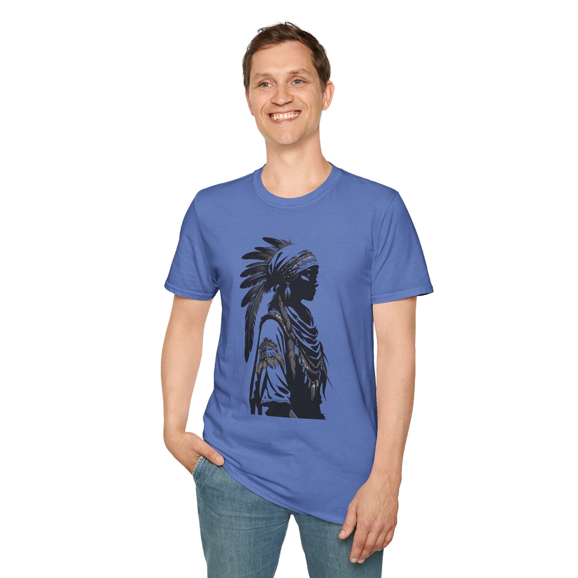 Bohemian Native Style T-Shirt, Comfortable Graphic Tee, Unisex Casual Wear, Gift for Culture Lovers, Perfect for Festivals, Everyday Style