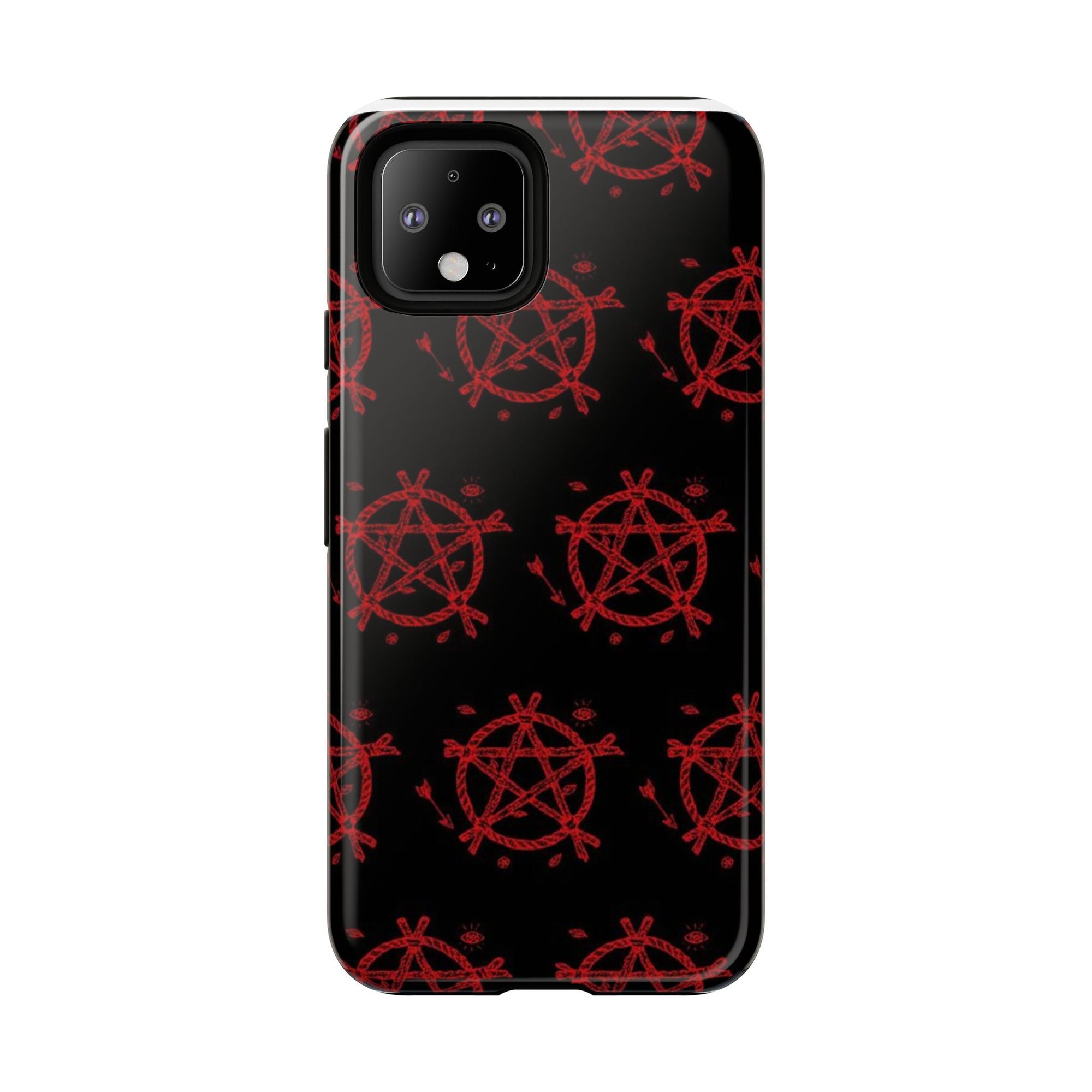 Anarchist iPhone Case, Tough Phone Cover, Punk Style Accessory, Unique Gift for Rebels, Goth Aesthetic Phone Case