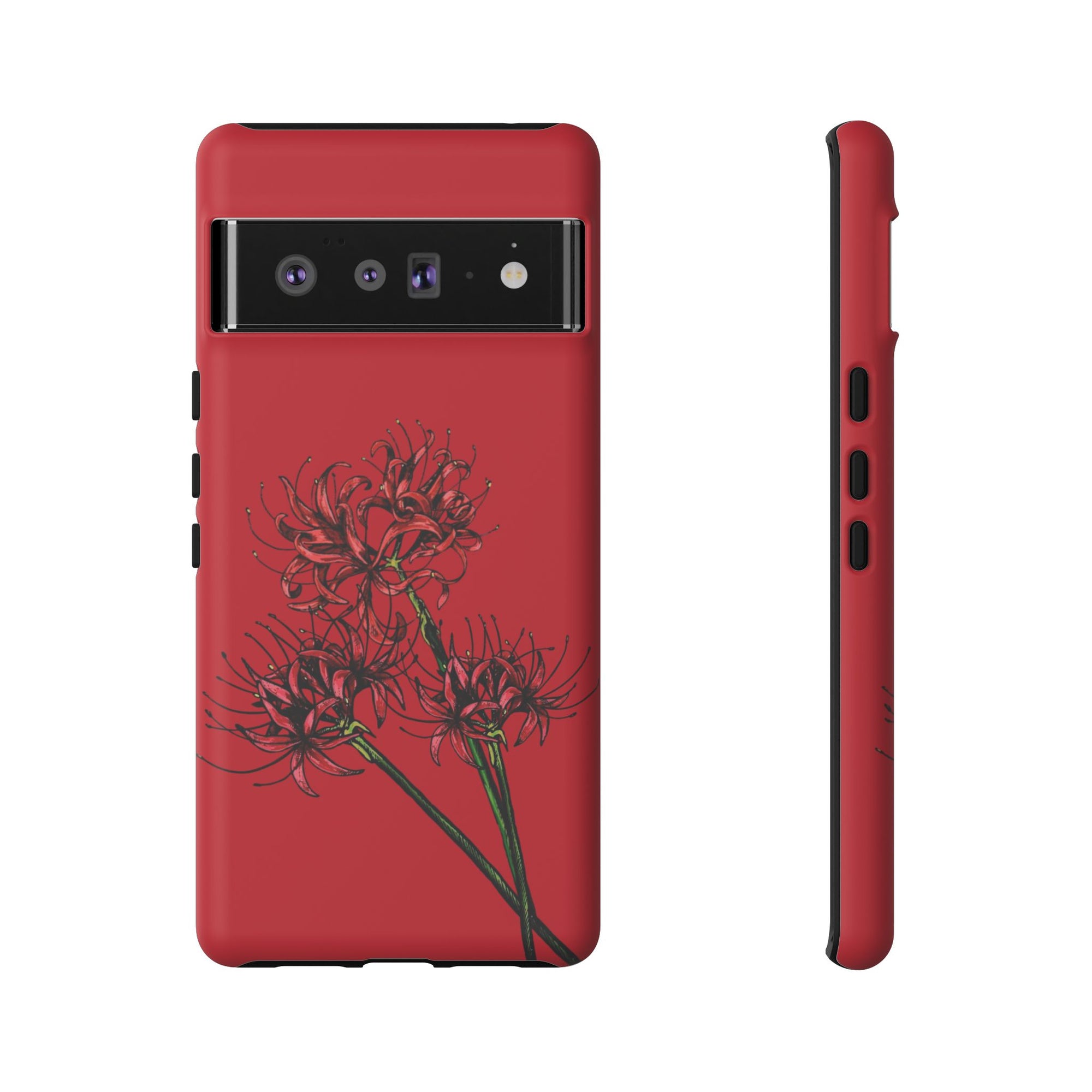 Floral Phone Case, Cute Durable Case for Plants Lovers, Stylish Tech Accessories, Gift for Her, Autumn Decor