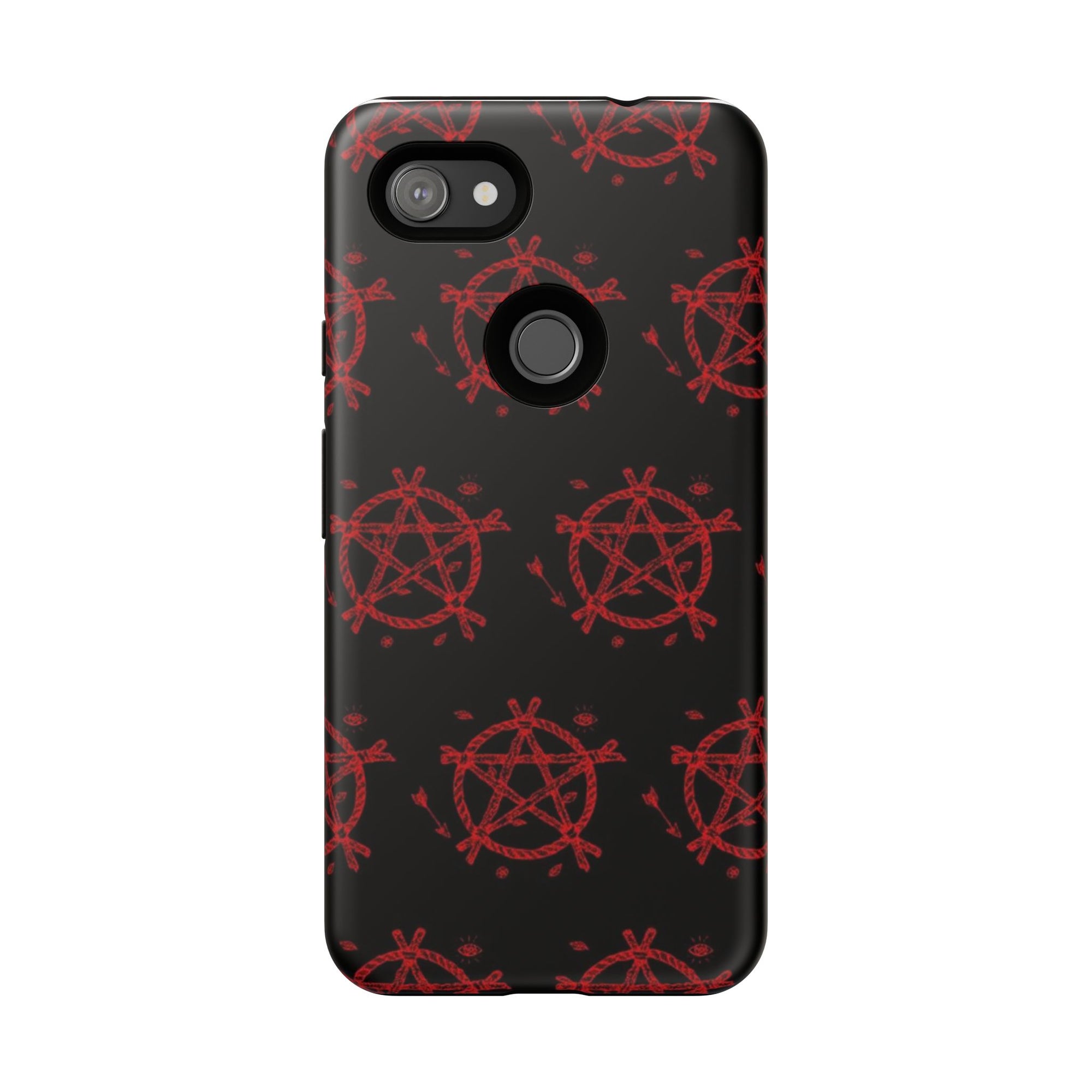 Anarchist iPhone Case, Tough Phone Cover, Punk Style Accessory, Unique Gift for Rebels, Goth Aesthetic Phone Case