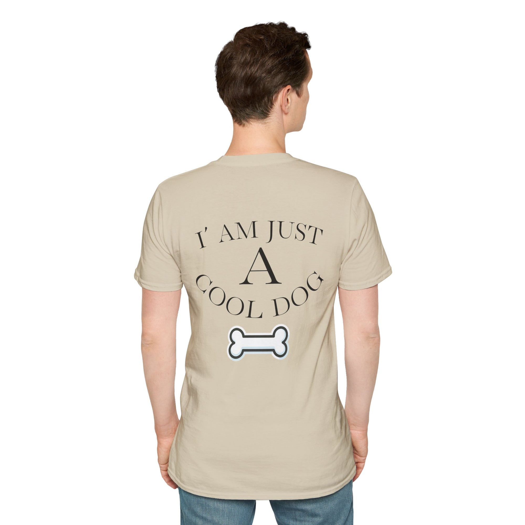 Cool Dog Graphic Tee | Unisex Softstyle T-Shirt, Funny Pet Lover Gift, Dog Dad Shirt, Casual Wear, Gift for Animal Lovers