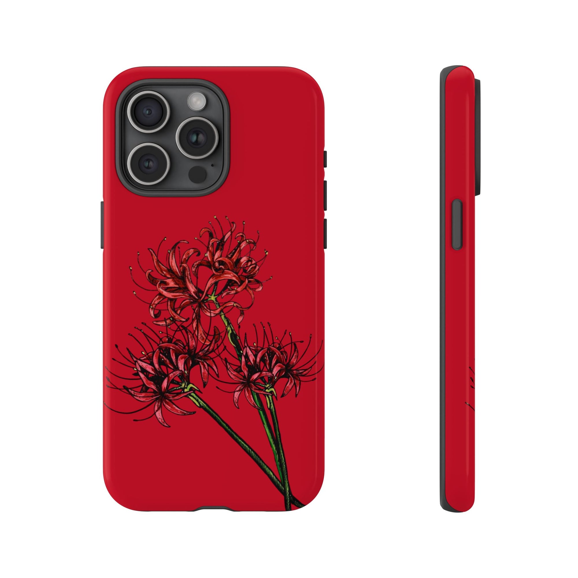 Floral Phone Case, Cute Durable Case for Plants Lovers, Stylish Tech Accessories, Gift for Her, Autumn Decor