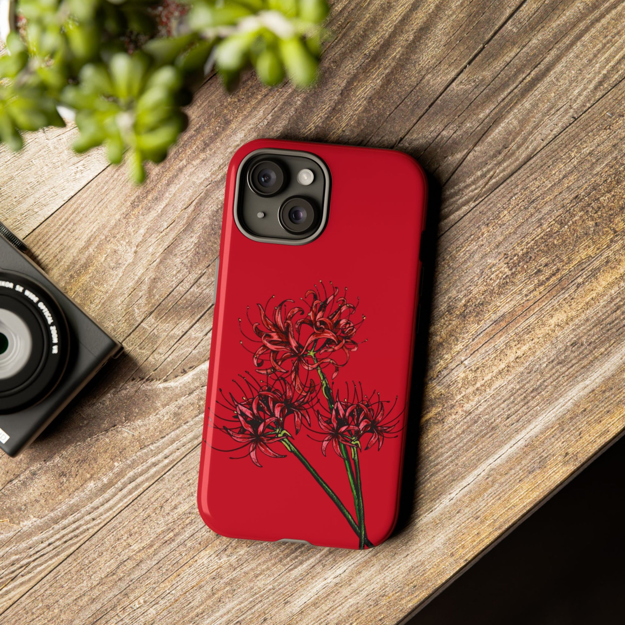 Floral Phone Case, Cute Durable Case for Plants Lovers, Stylish Tech Accessories, Gift for Her, Autumn Decor