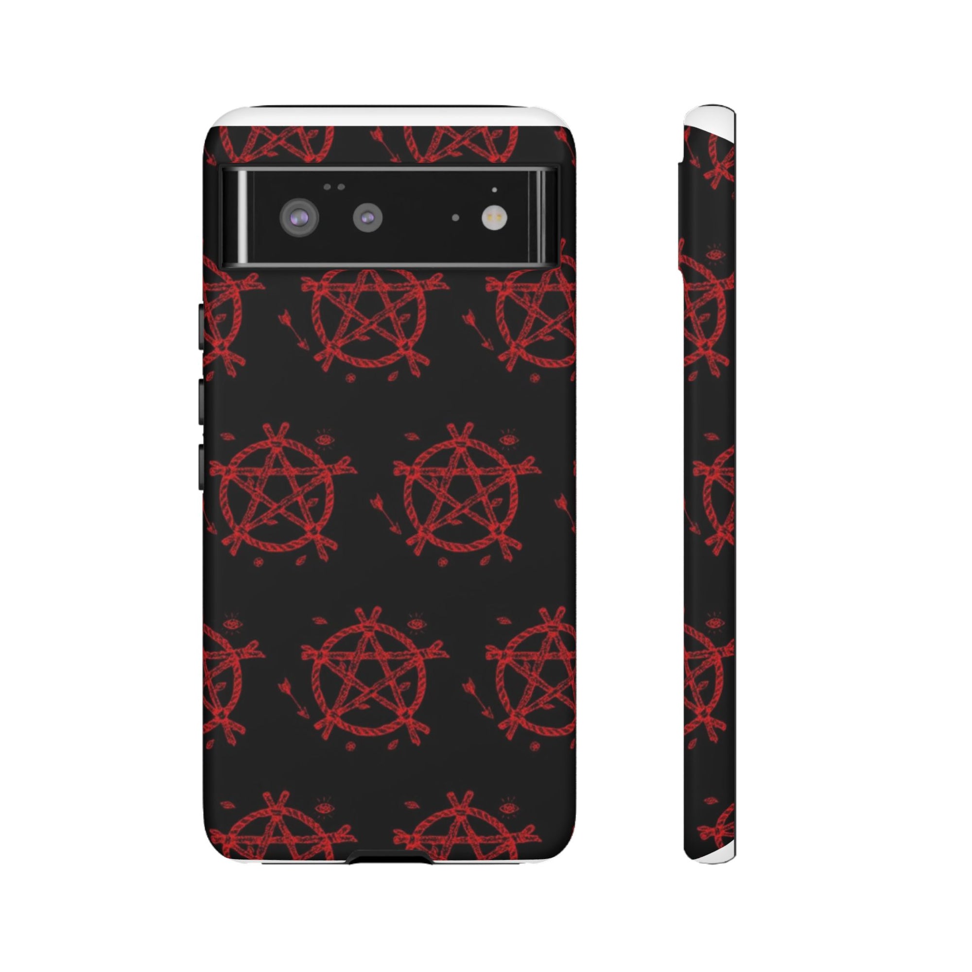 Anarchist iPhone Case, Tough Phone Cover, Punk Style Accessory, Unique Gift for Rebels, Goth Aesthetic Phone Case