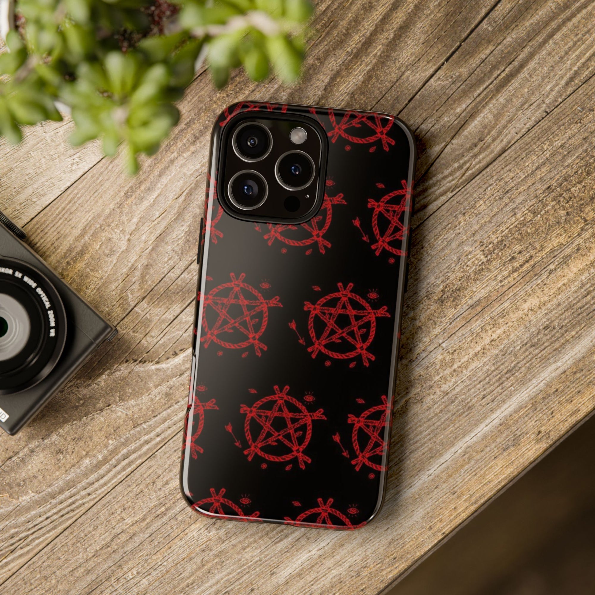 Anarchist iPhone Case, Tough Phone Cover, Punk Style Accessory, Unique Gift for Rebels, Goth Aesthetic Phone Case
