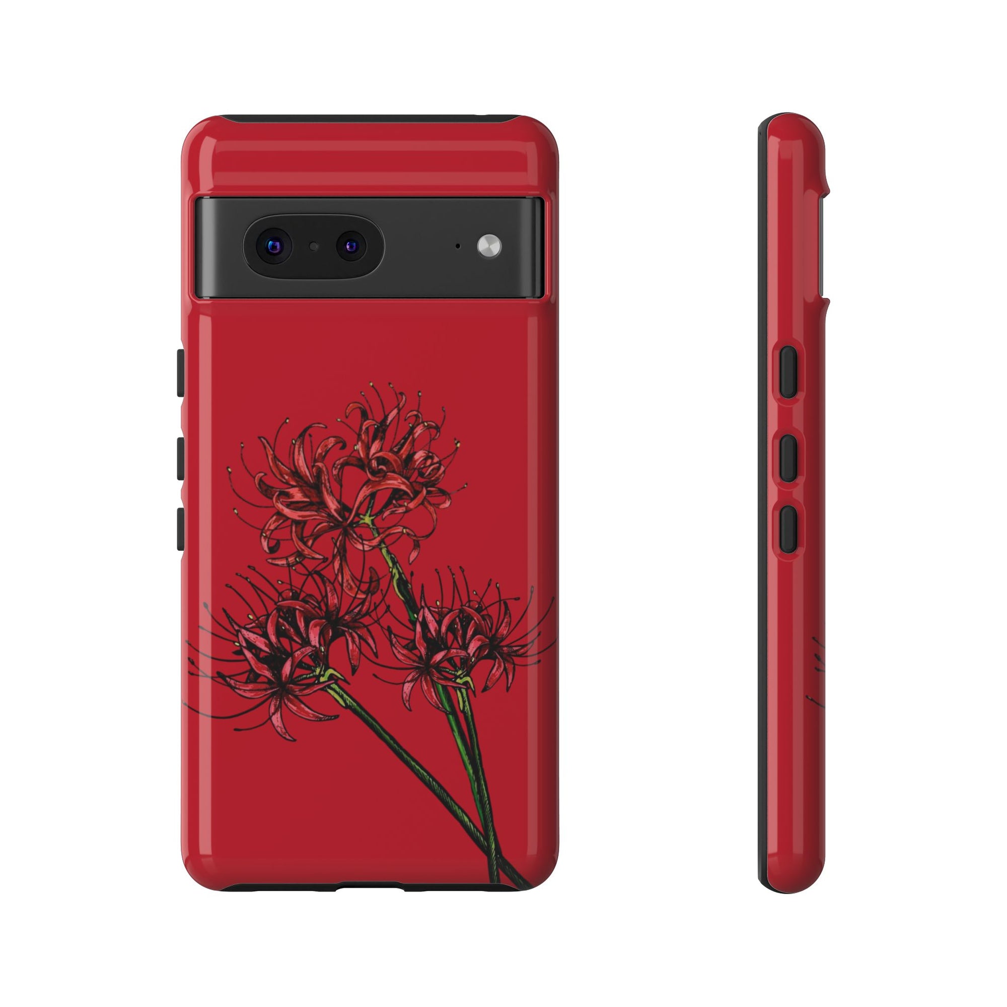 Floral Phone Case, Cute Durable Case for Plants Lovers, Stylish Tech Accessories, Gift for Her, Autumn Decor