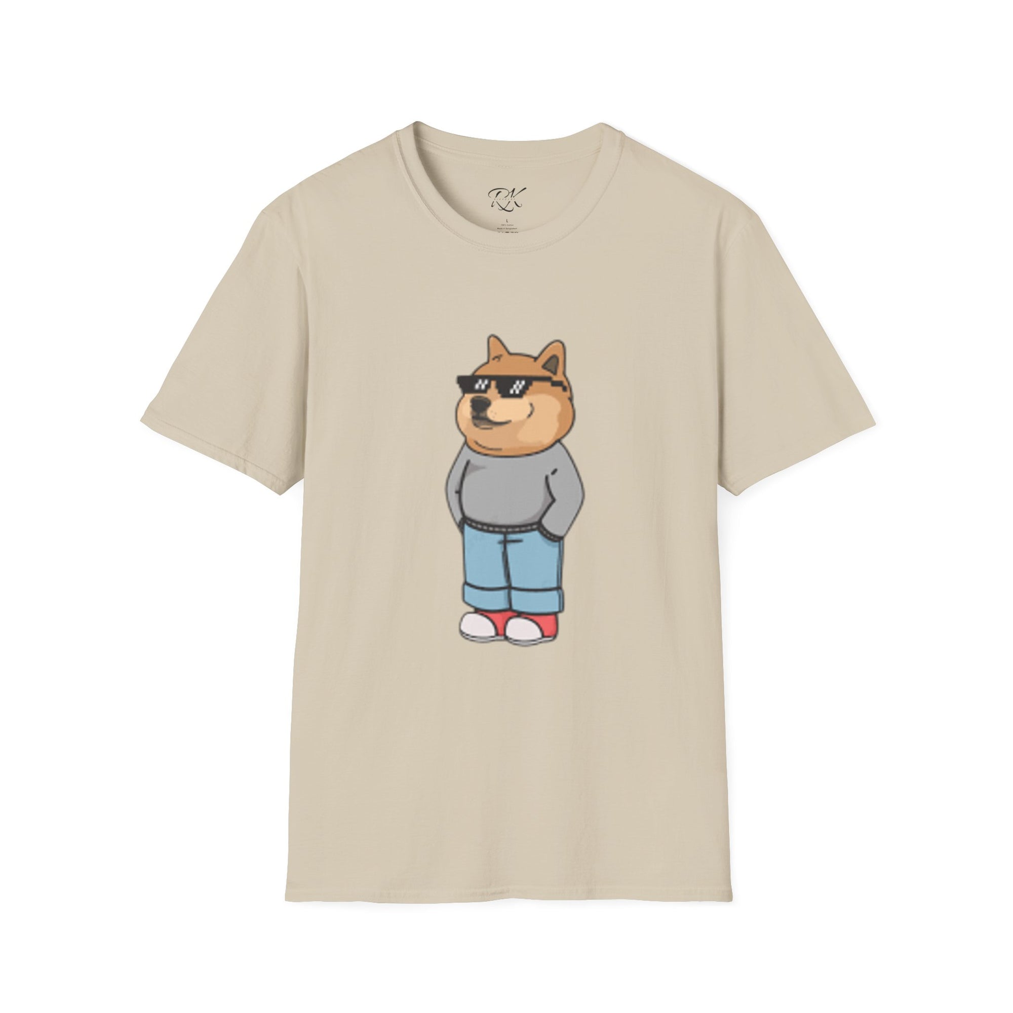 Cool Dog Graphic Tee | Unisex Softstyle T-Shirt, Funny Pet Lover Gift, Dog Dad Shirt, Casual Wear, Gift for Animal Lovers