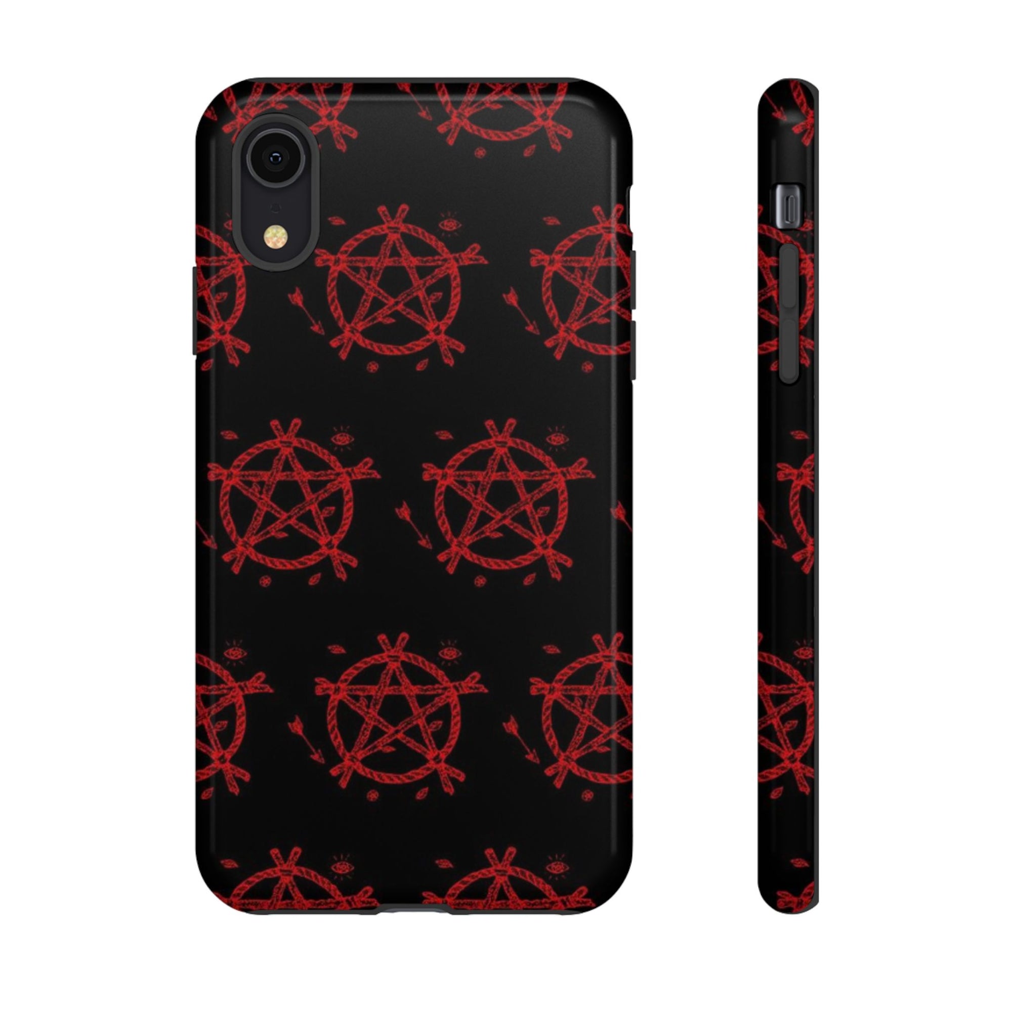 Anarchist iPhone Case, Tough Phone Cover, Punk Style Accessory, Unique Gift for Rebels, Goth Aesthetic Phone Case