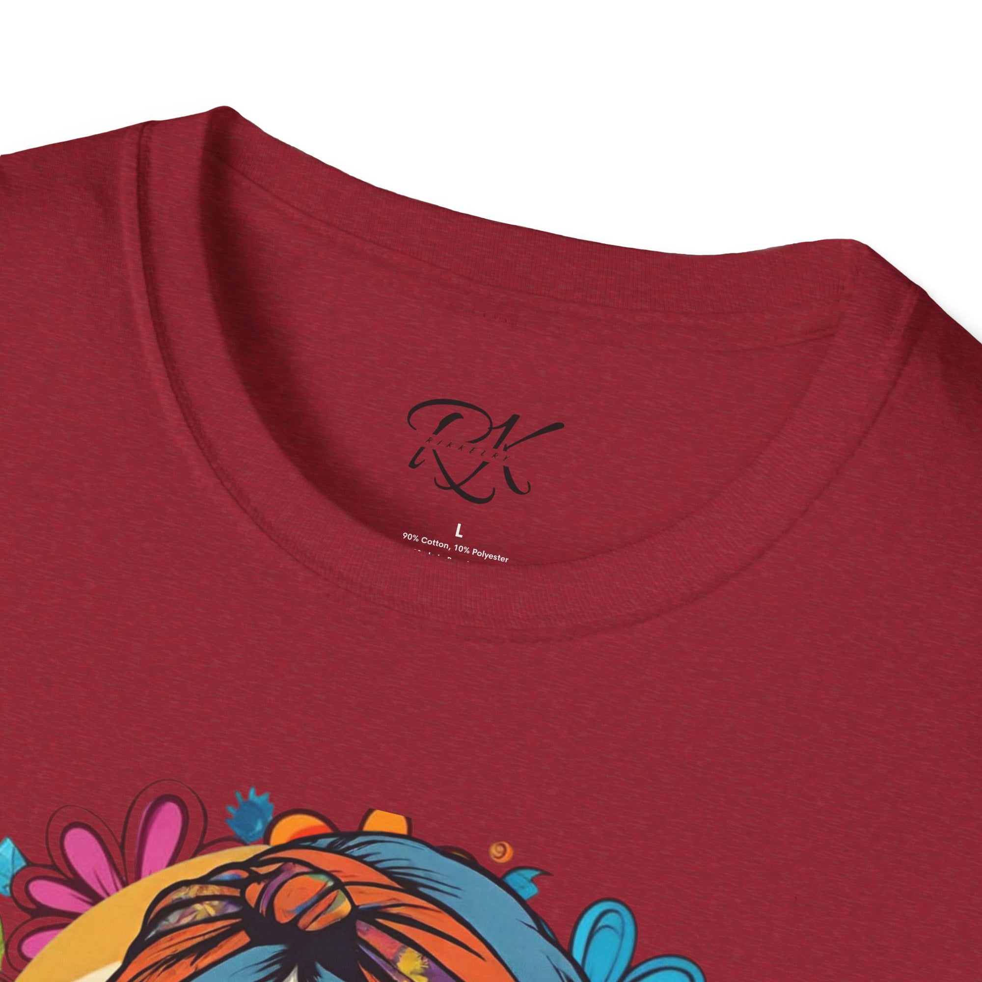 Bohemian Floral T-Shirt, Hippie Shirt, Peace Sign Tee, Gift for Festival Lovers, Artistic Apparel, Unisex Graphic Tee