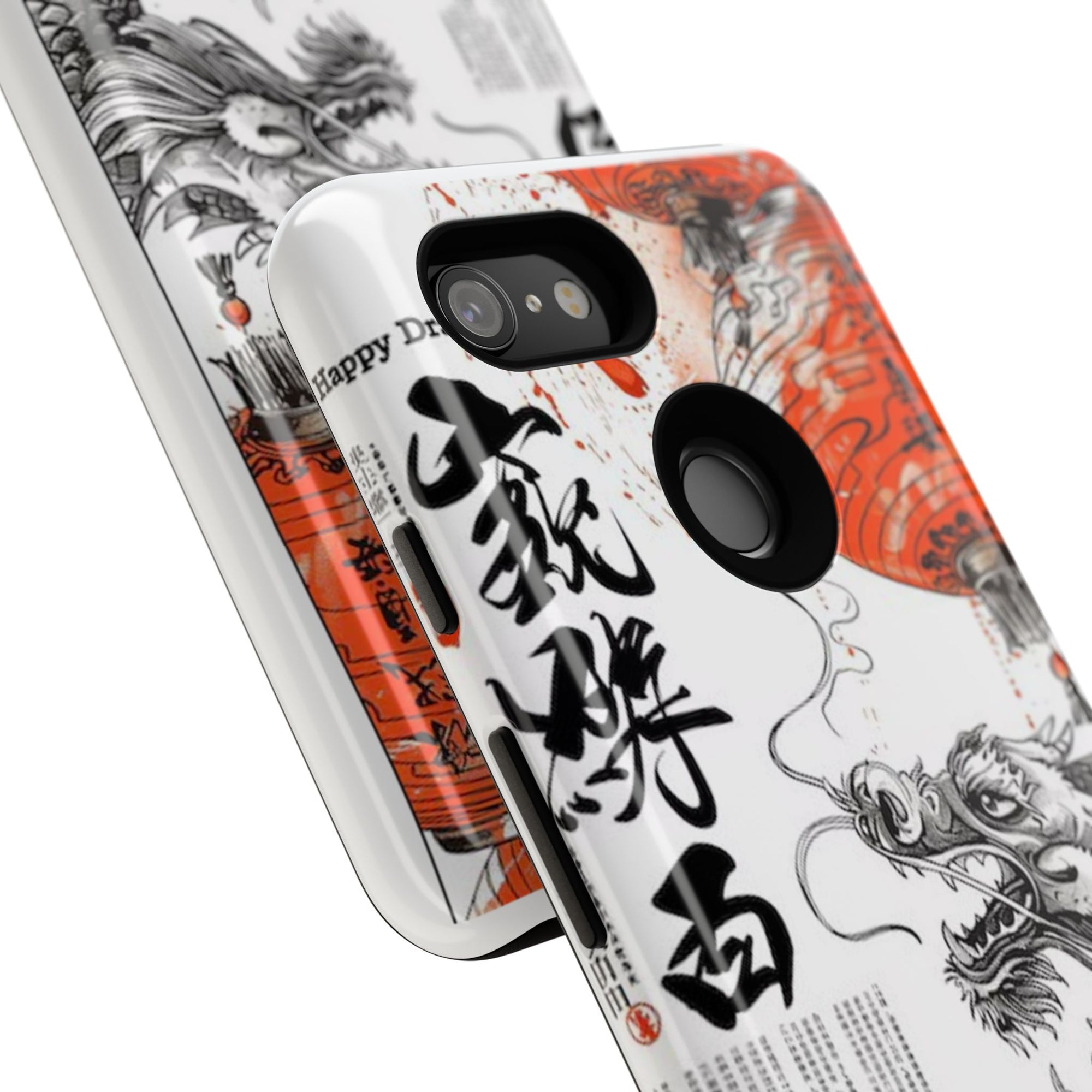 Dragon Design Phone Case, Tough Cases with Chinese Art for Unique Style, Gift for Art Lovers, Phone Protection, Trendy Accessories