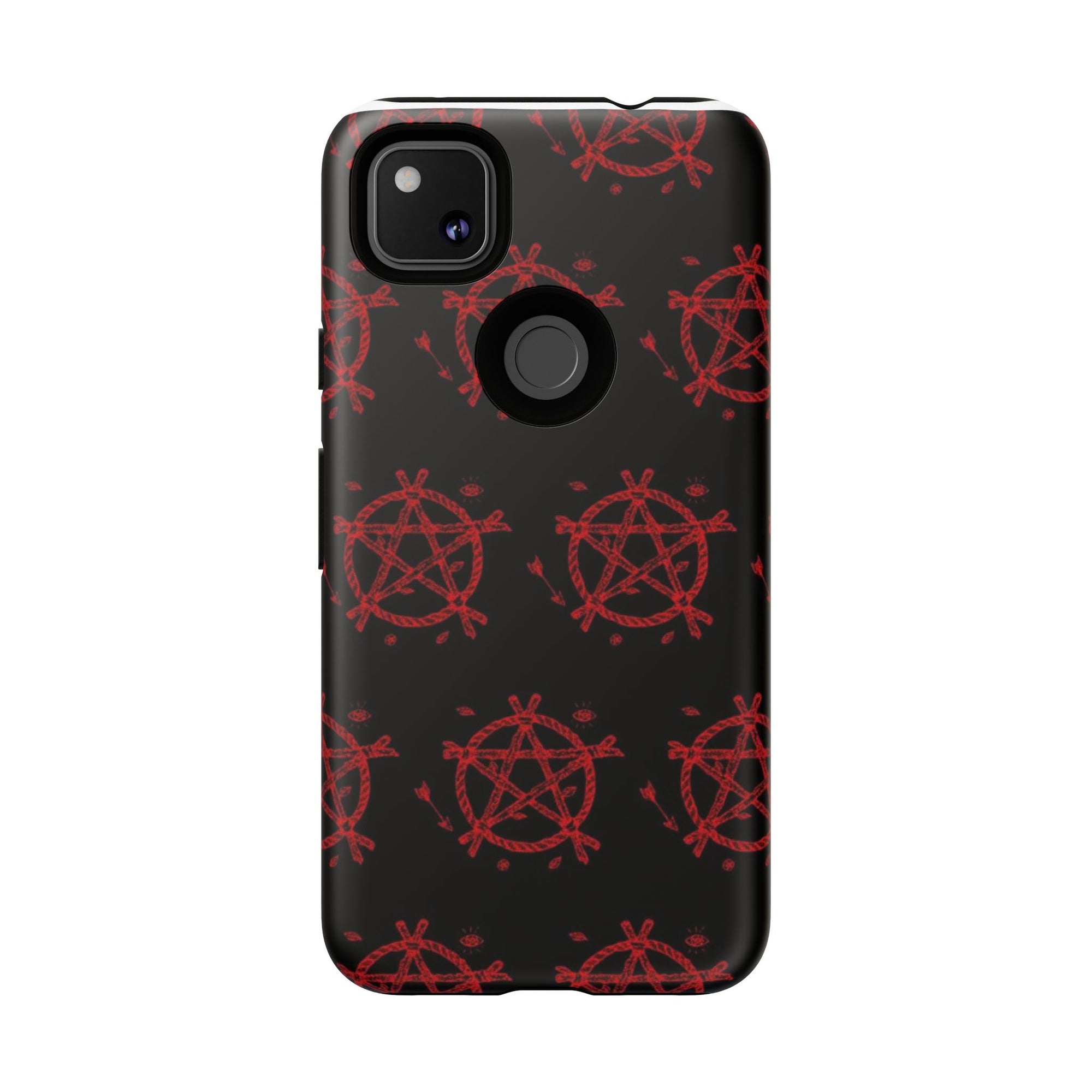 Anarchist iPhone Case, Tough Phone Cover, Punk Style Accessory, Unique Gift for Rebels, Goth Aesthetic Phone Case