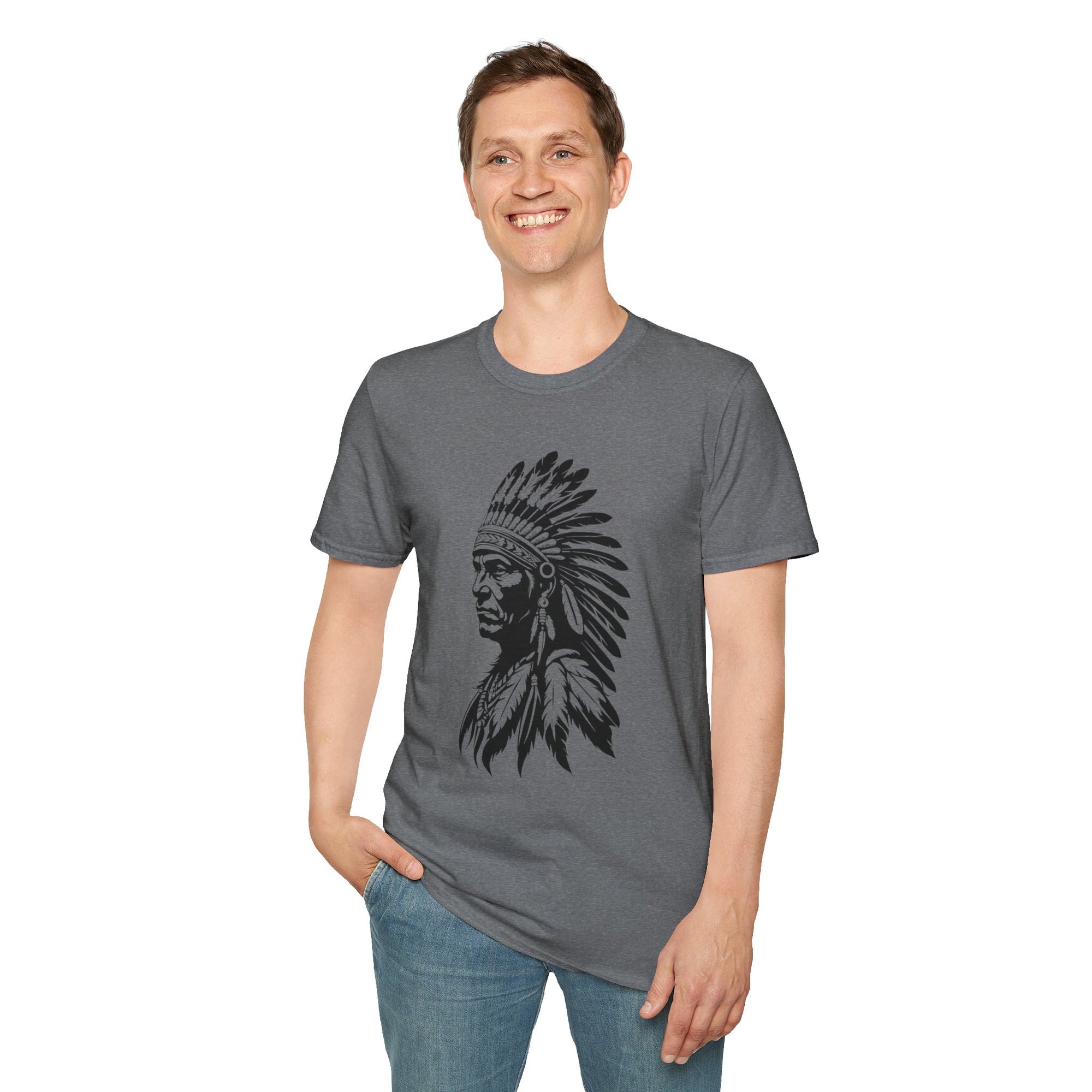 Cultural Heritage Graphic Tee - Unisex Softstyle T-Shirt, Ethnic Tee, Festival Shirt, Casual Wear, Gift for Him/Her