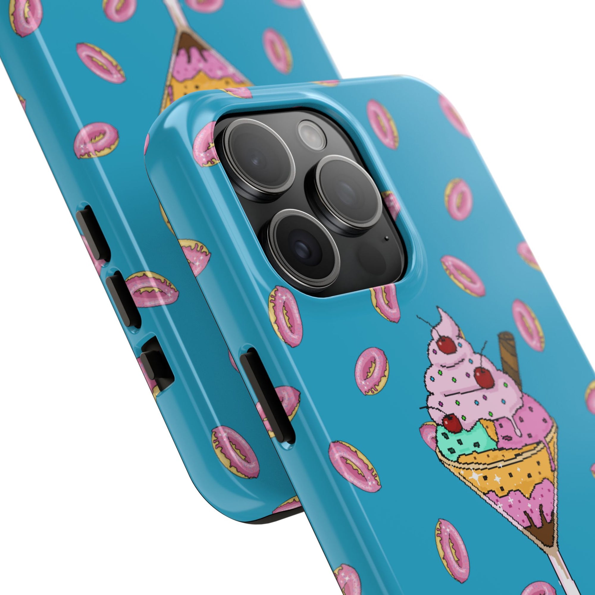 Cute Dessert Phone Cases, Fun iPhone Covers, Quirky Phone Accessories, Donut Lovers Gift, Ice Cream Phone Protector