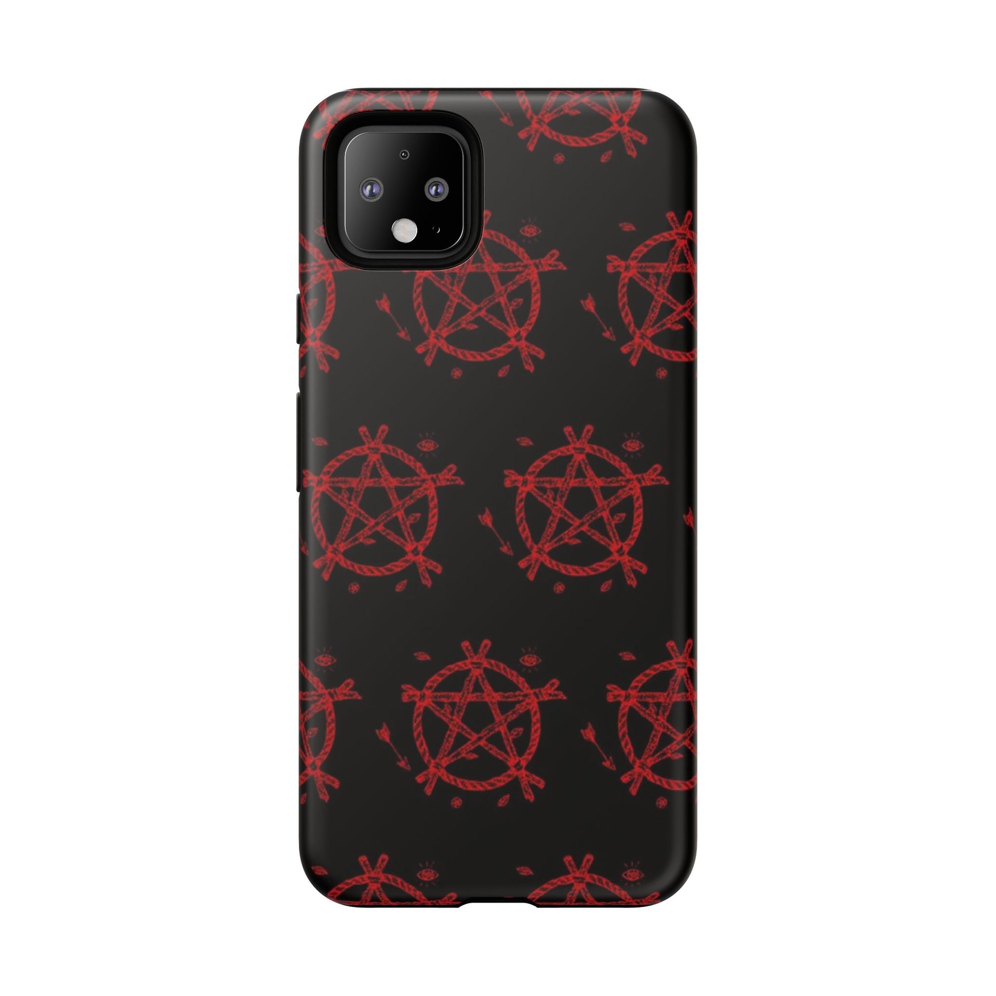 Anarchist iPhone Case, Tough Phone Cover, Punk Style Accessory, Unique Gift for Rebels, Goth Aesthetic Phone Case
