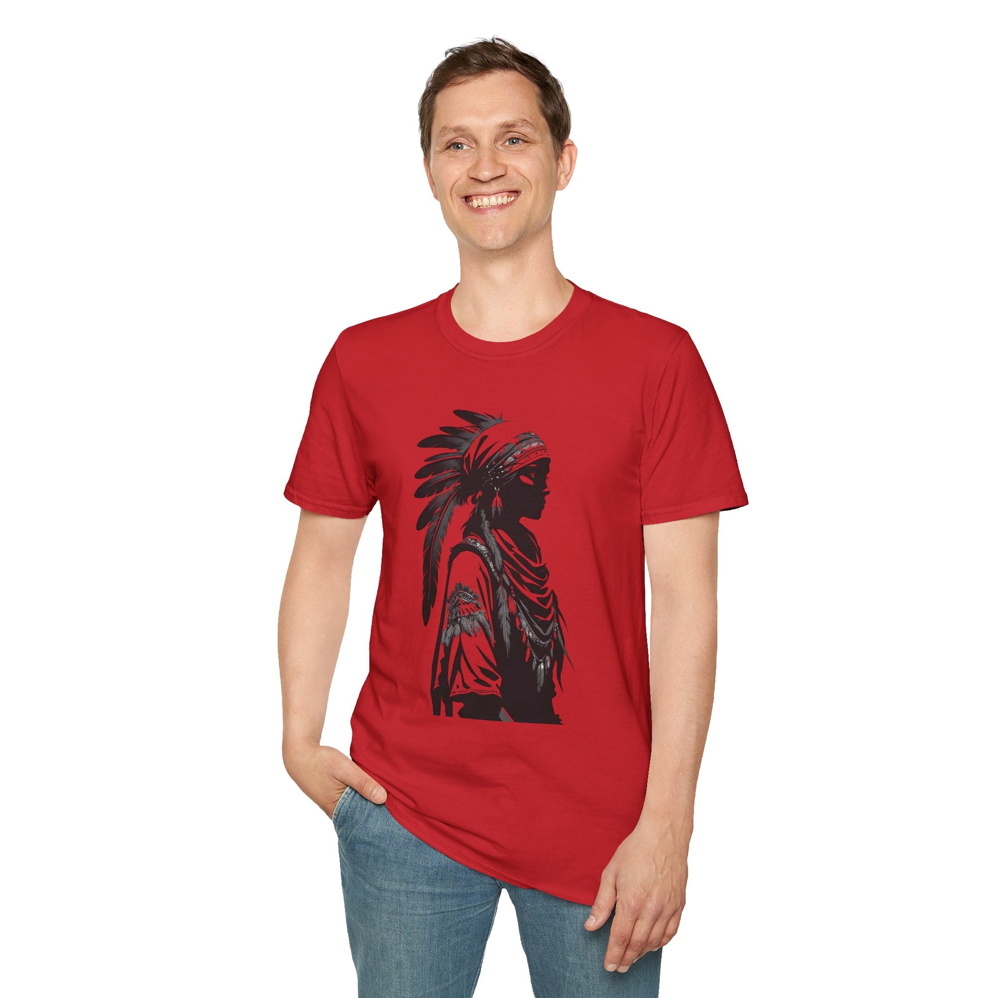 Bohemian Native Style T-Shirt, Comfortable Graphic Tee, Unisex Casual Wear, Gift for Culture Lovers, Perfect for Festivals, Everyday Style