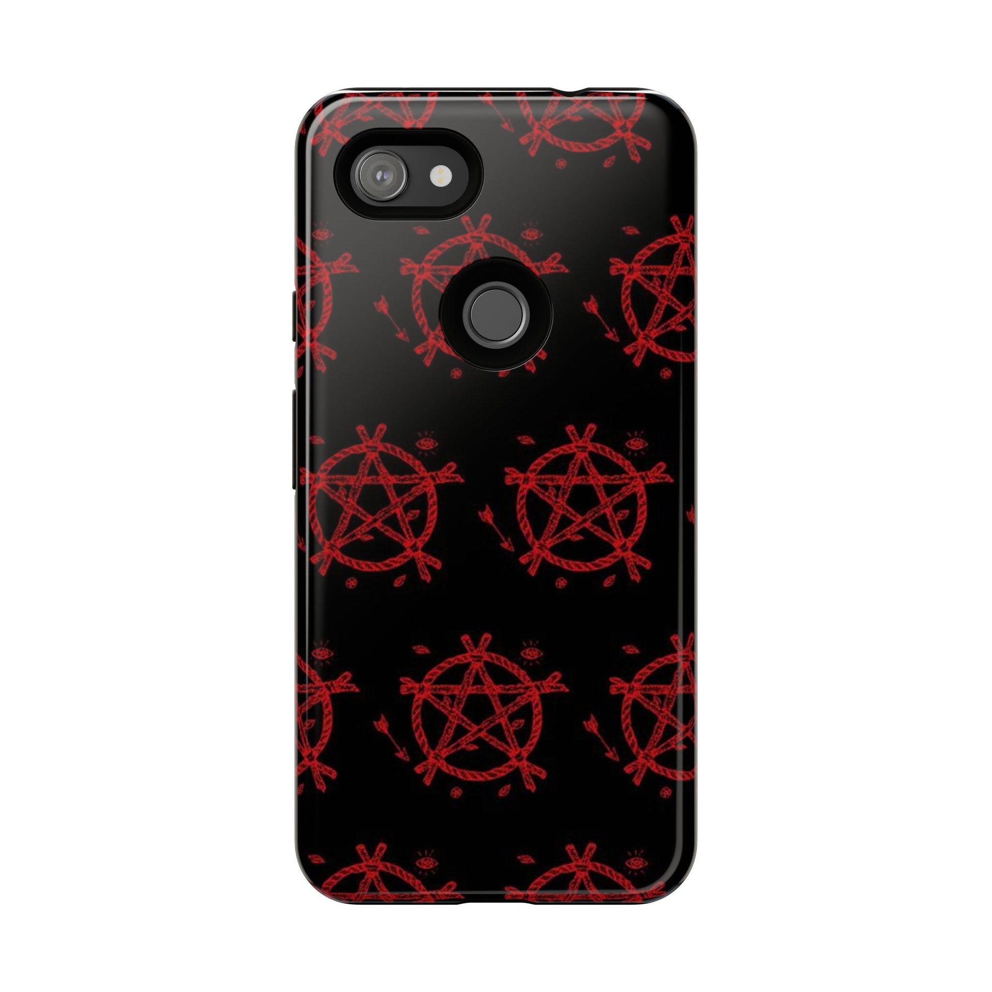 Anarchist iPhone Case, Tough Phone Cover, Punk Style Accessory, Unique Gift for Rebels, Goth Aesthetic Phone Case