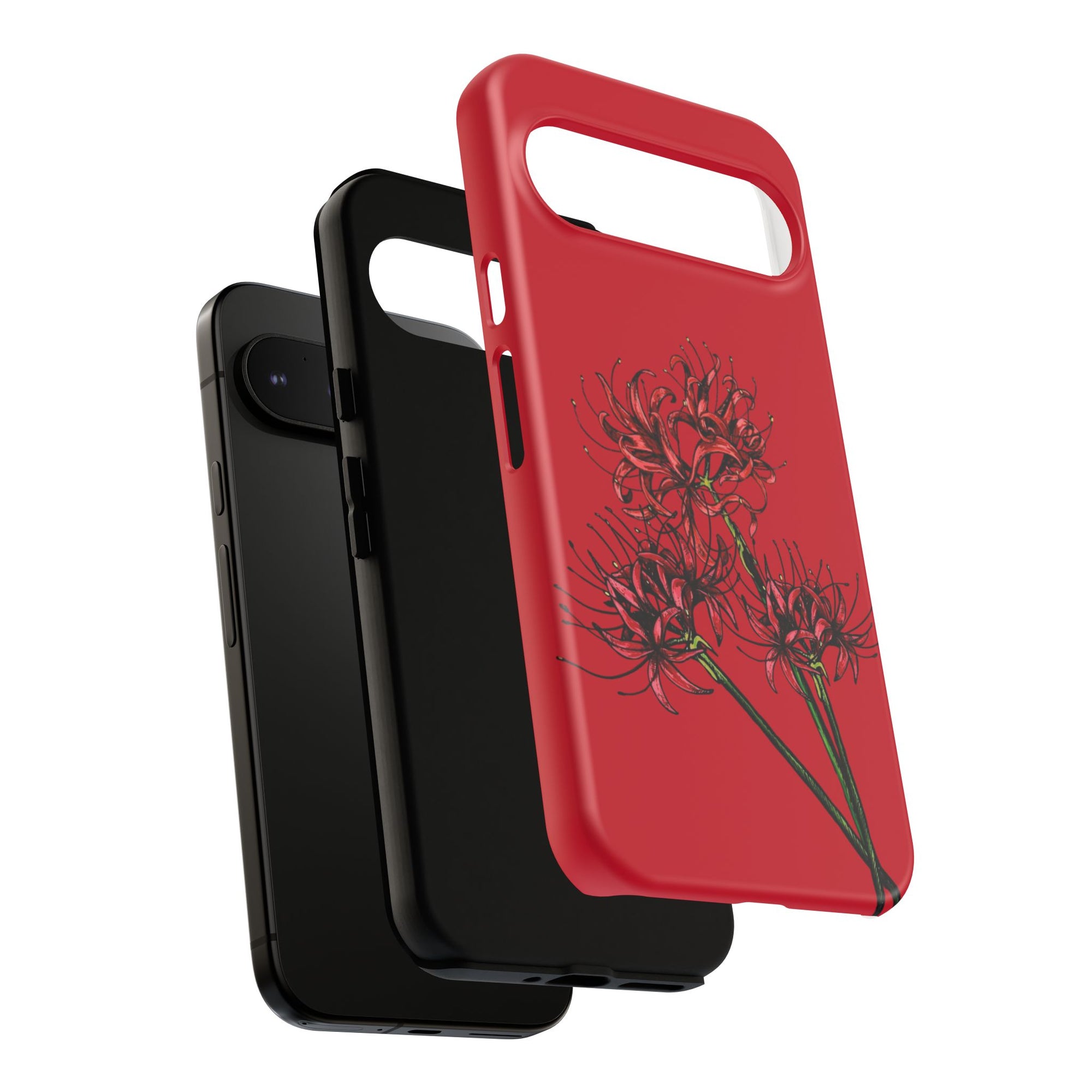 Floral Phone Case, Cute Durable Case for Plants Lovers, Stylish Tech Accessories, Gift for Her, Autumn Decor