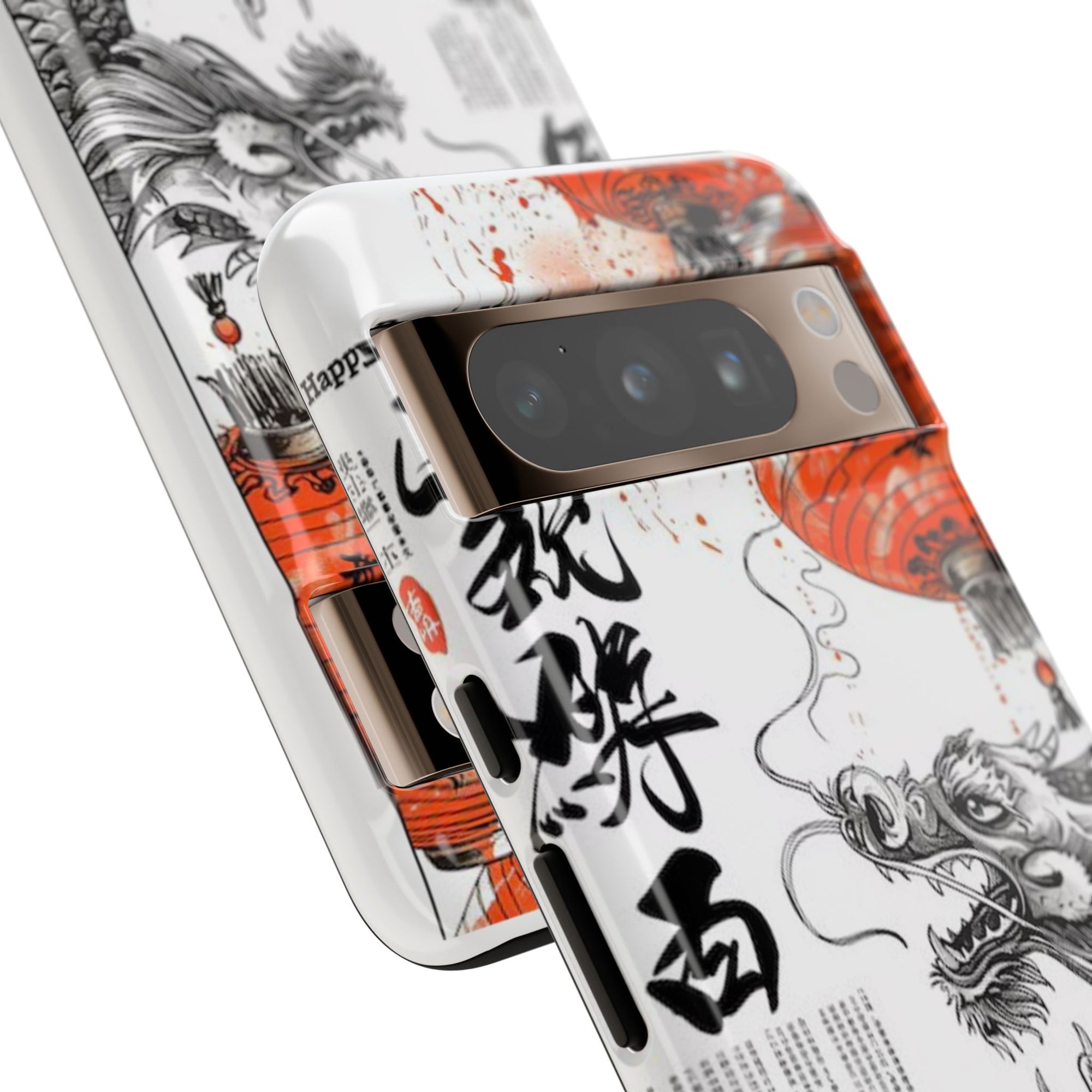 Dragon Design Phone Case, Tough Cases with Chinese Art for Unique Style, Gift for Art Lovers, Phone Protection, Trendy Accessories