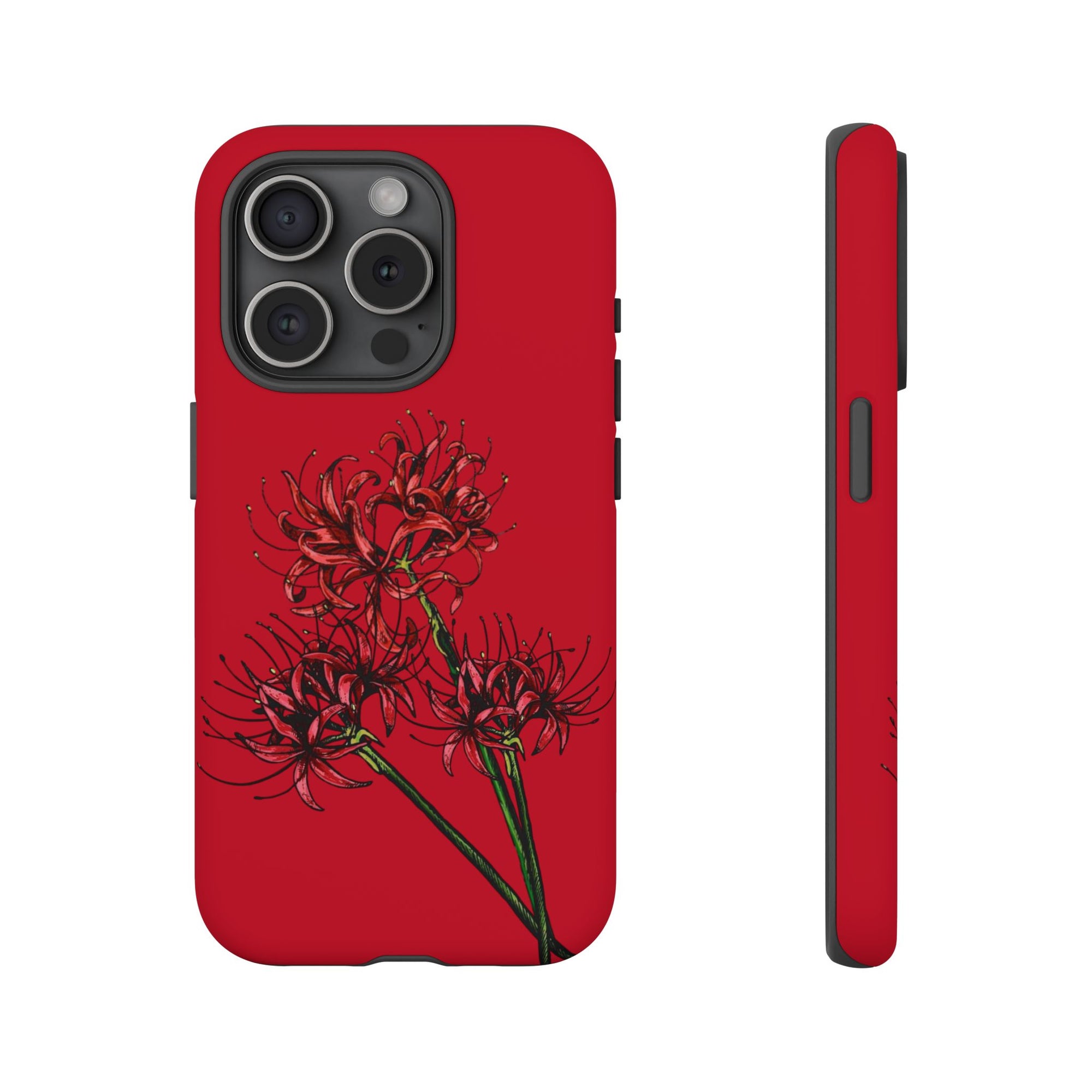 Floral Phone Case, Cute Durable Case for Plants Lovers, Stylish Tech Accessories, Gift for Her, Autumn Decor