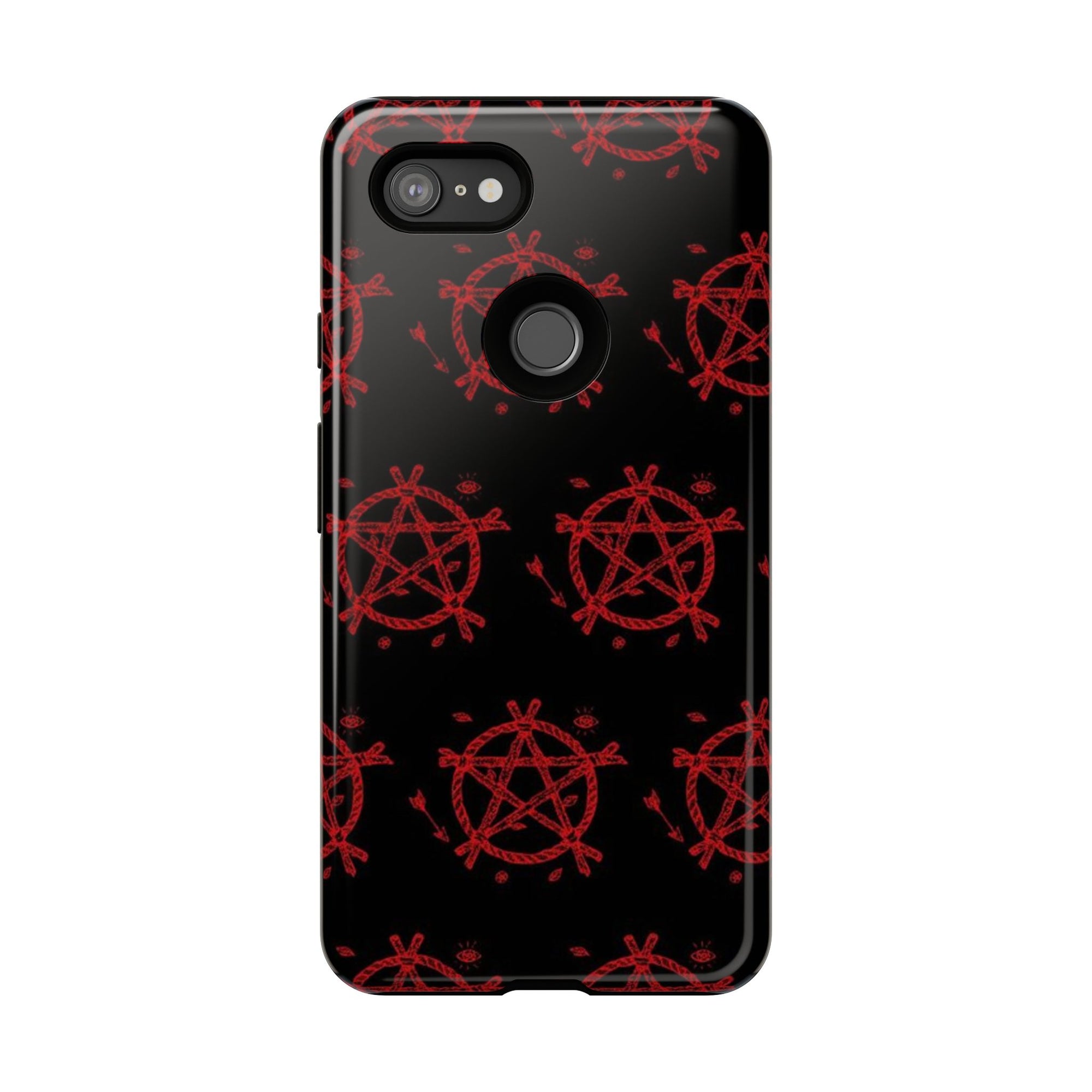 Anarchist iPhone Case, Tough Phone Cover, Punk Style Accessory, Unique Gift for Rebels, Goth Aesthetic Phone Case