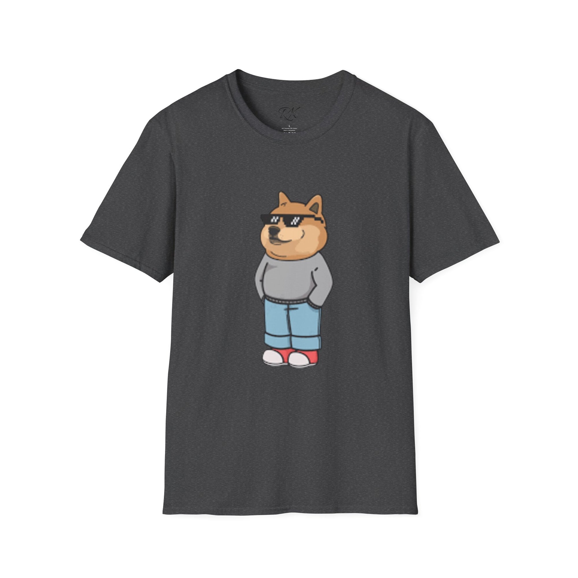 Cool Dog Graphic Tee | Unisex Softstyle T-Shirt, Funny Pet Lover Gift, Dog Dad Shirt, Casual Wear, Gift for Animal Lovers