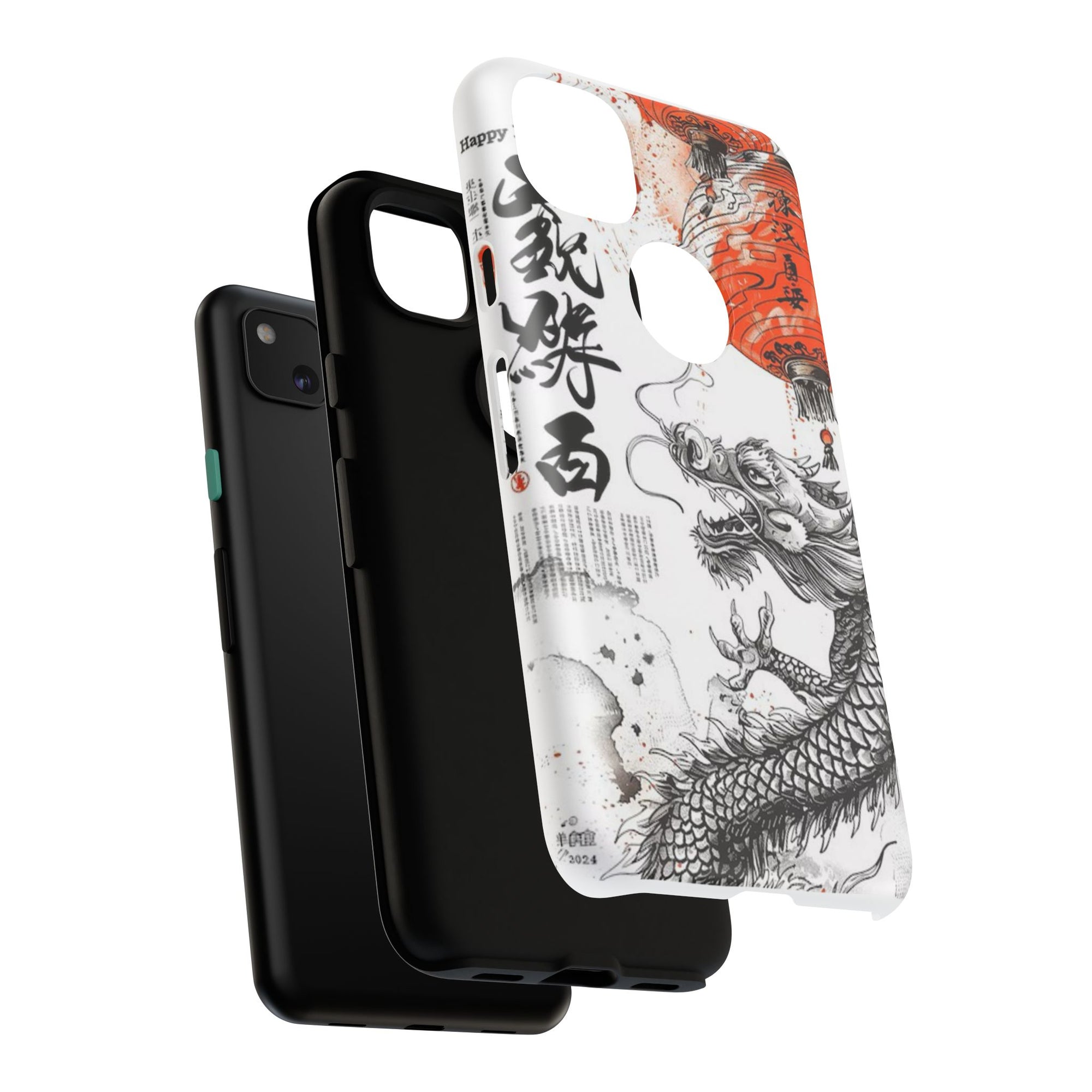 Dragon Design Phone Case, Tough Cases with Chinese Art for Unique Style, Gift for Art Lovers, Phone Protection, Trendy Accessories