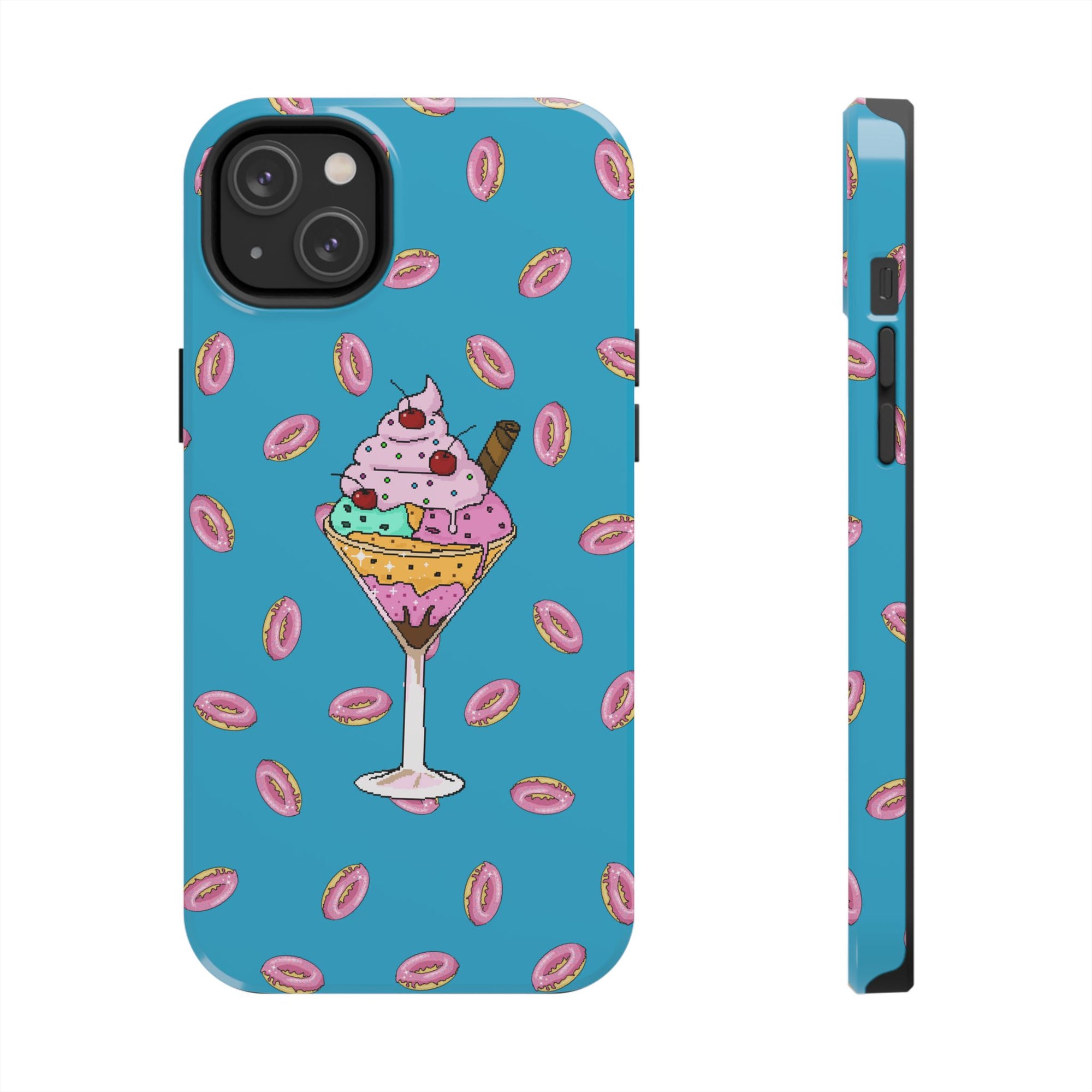 Cute Dessert Phone Cases, Fun iPhone Covers, Quirky Phone Accessories, Donut Lovers Gift, Ice Cream Phone Protector