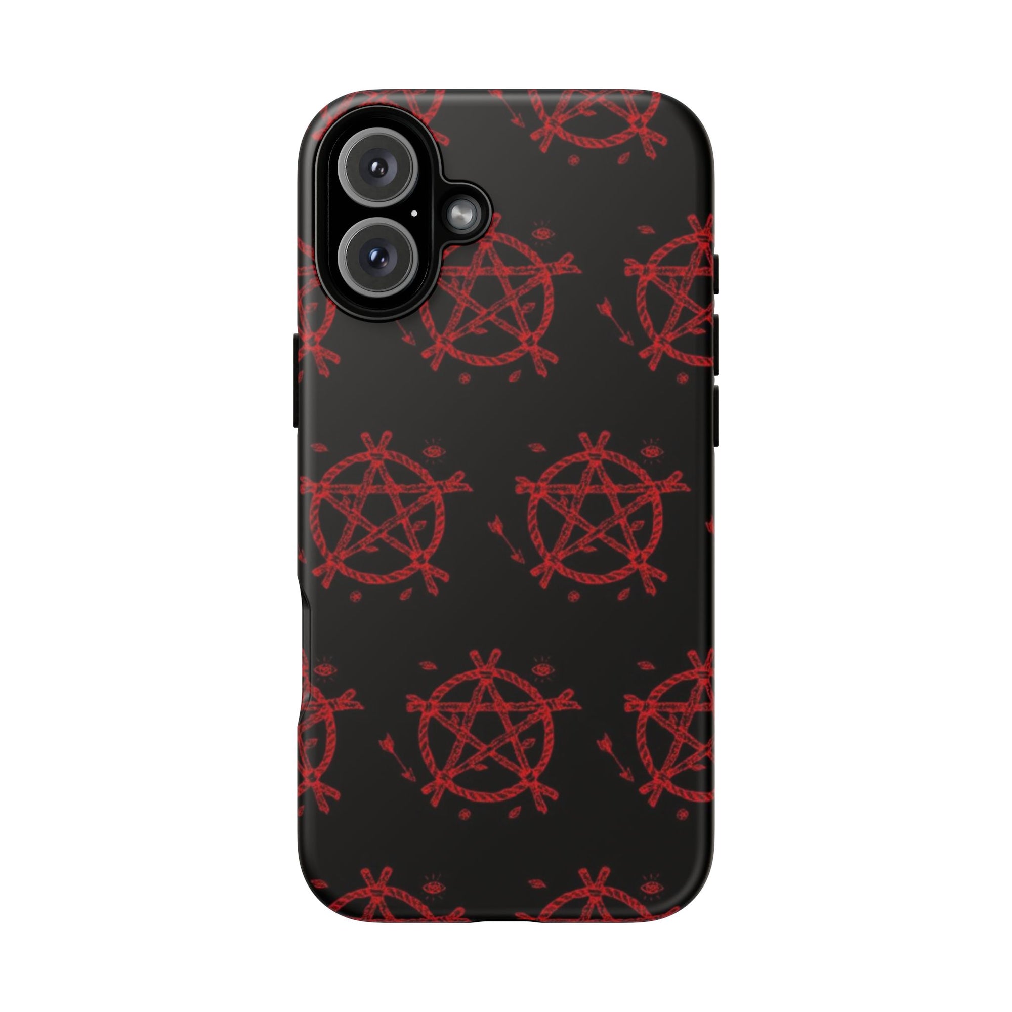 Anarchist iPhone Case, Tough Phone Cover, Punk Style Accessory, Unique Gift for Rebels, Goth Aesthetic Phone Case