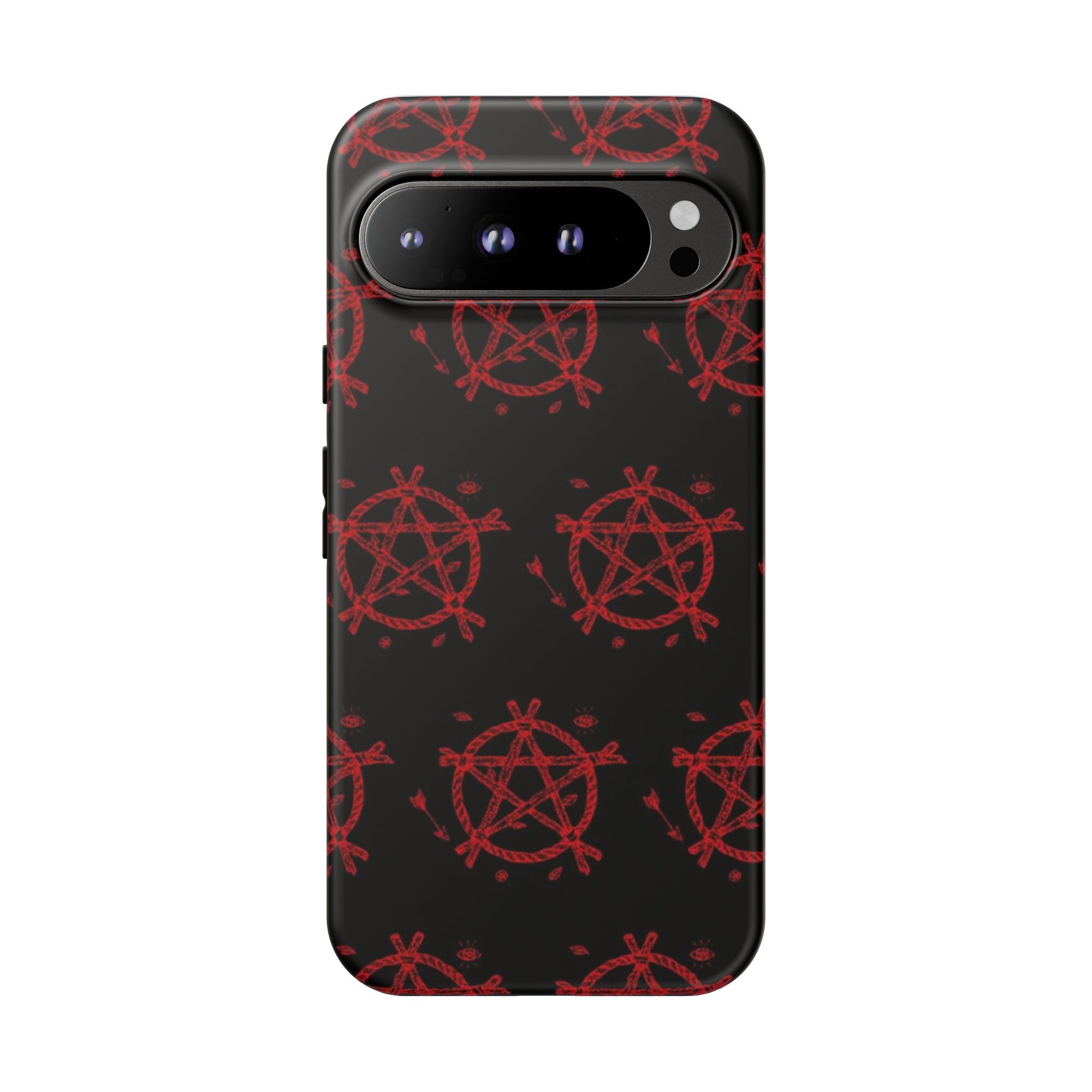Anarchist iPhone Case, Tough Phone Cover, Punk Style Accessory, Unique Gift for Rebels, Goth Aesthetic Phone Case