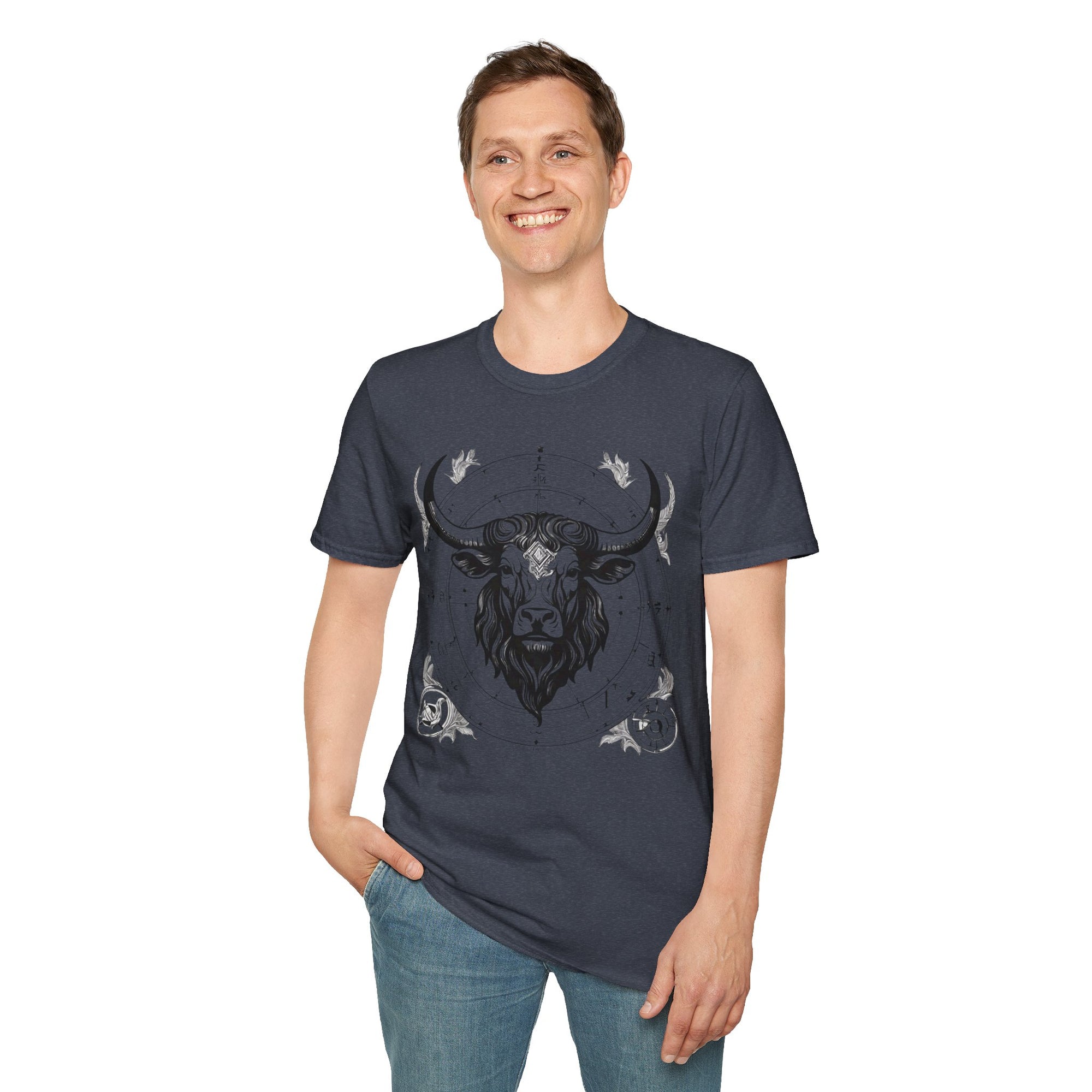 Taurus Zodiac T-Shirt, Astrology Tee, Horoscope Gift, Unisex Softstyle Shirt, Birthday Apparel, Taurus Constellation Top