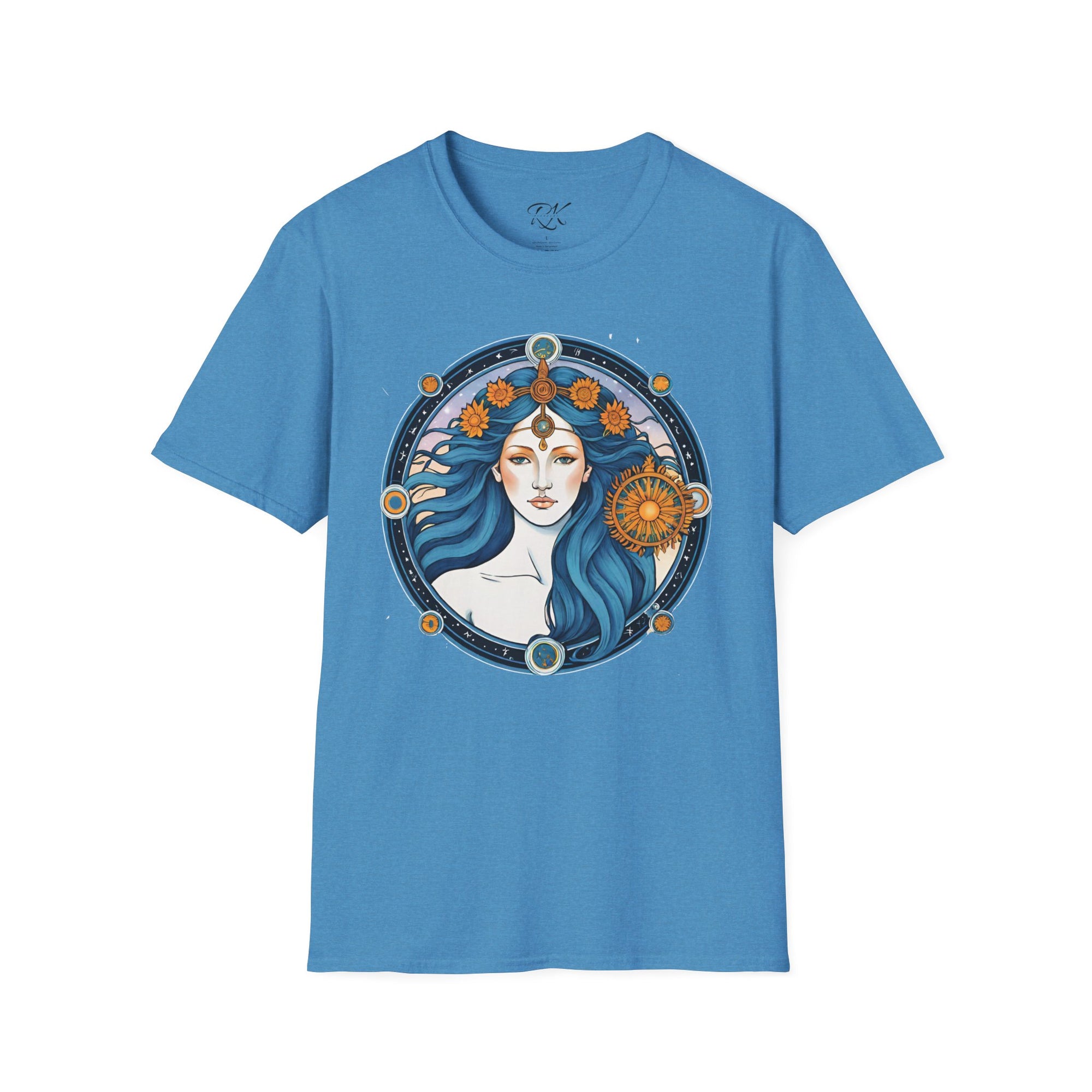 Celestial Goddess Unisex T-Shirt, Bohemian Tee, Astrology Shirt, Gift for Her, Spiritual Fashion, Horoscope Apparel