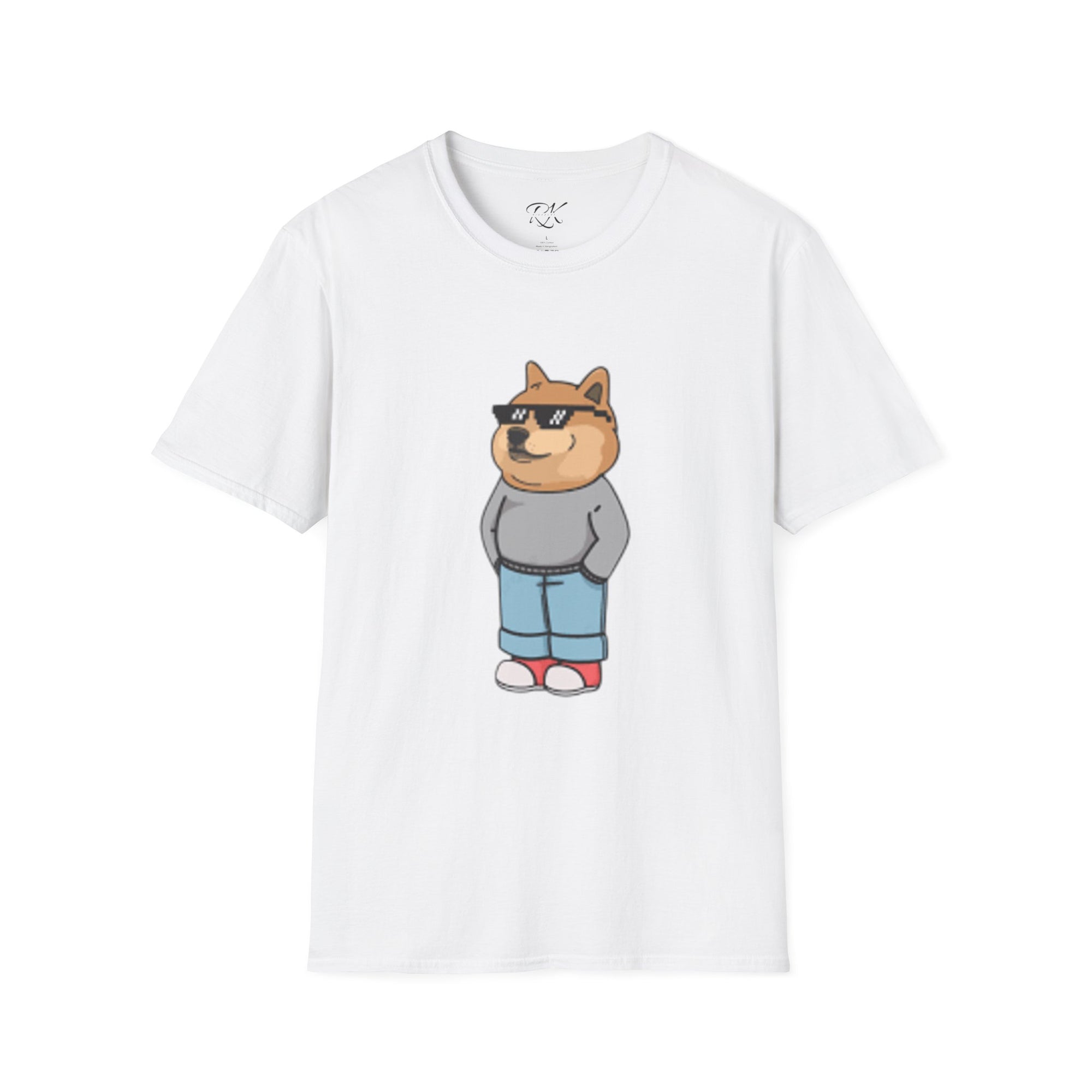 Cool Dog Graphic Tee | Unisex Softstyle T-Shirt, Funny Pet Lover Gift, Dog Dad Shirt, Casual Wear, Gift for Animal Lovers