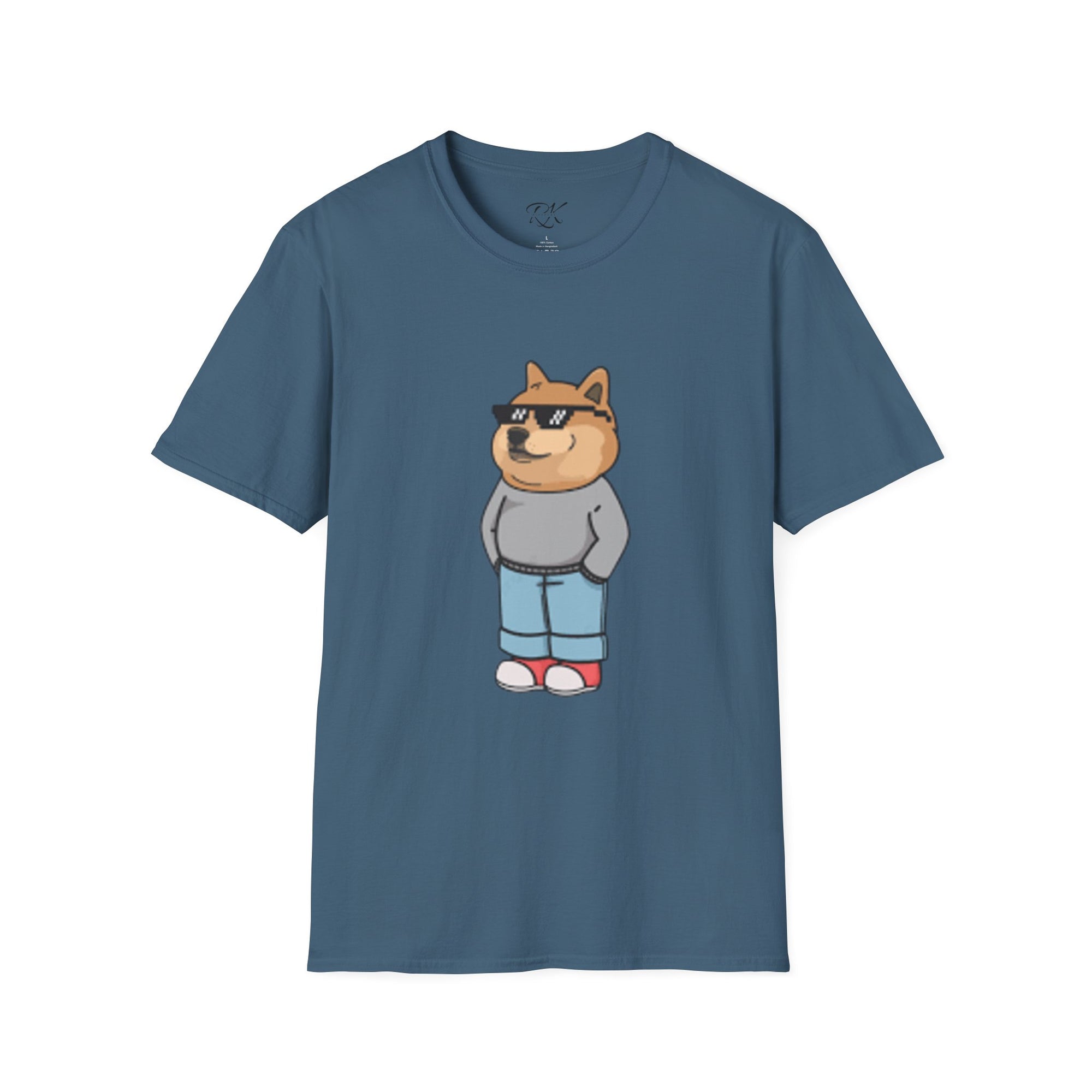 Cool Dog Graphic Tee | Unisex Softstyle T-Shirt, Funny Pet Lover Gift, Dog Dad Shirt, Casual Wear, Gift for Animal Lovers