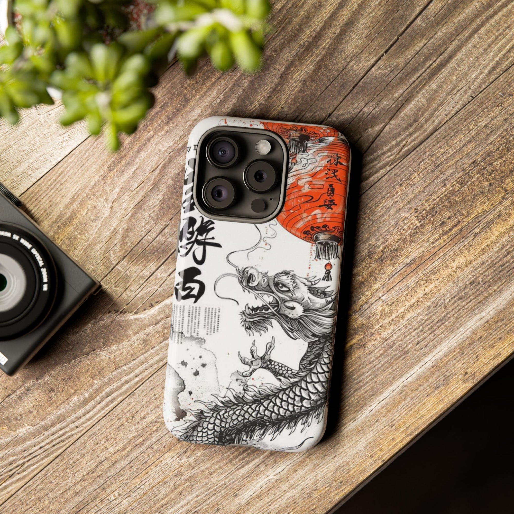 Dragon Design Phone Case, Tough Cases with Chinese Art for Unique Style, Gift for Art Lovers, Phone Protection, Trendy Accessories