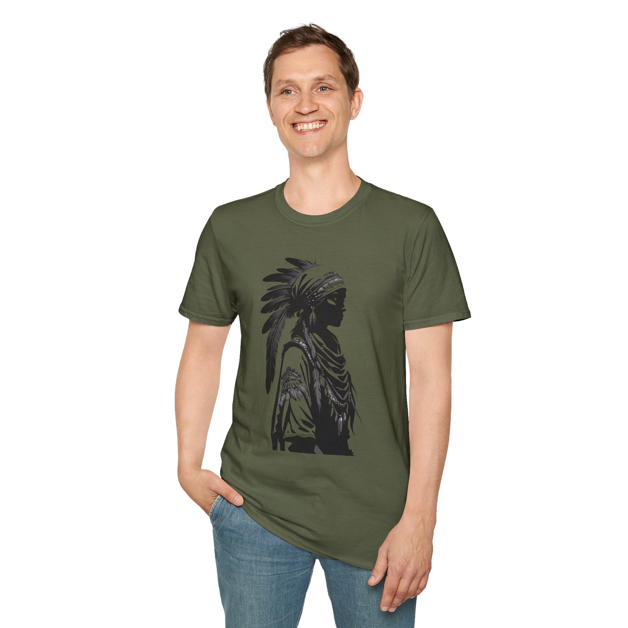 Bohemian Native Style T-Shirt, Comfortable Graphic Tee, Unisex Casual Wear, Gift for Culture Lovers, Perfect for Festivals, Everyday Style