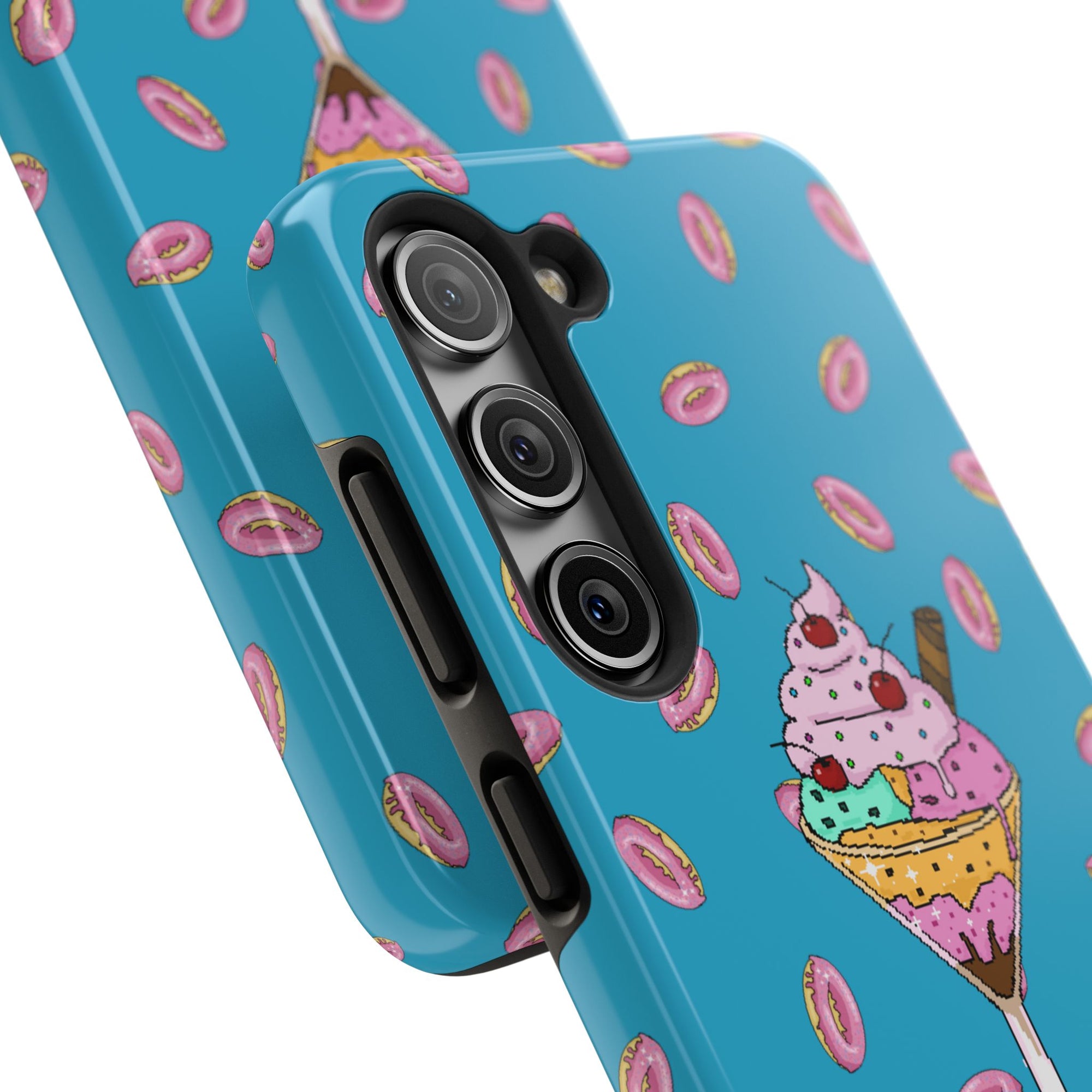 Cute Dessert Phone Cases, Fun iPhone Covers, Quirky Phone Accessories, Donut Lovers Gift, Ice Cream Phone Protector