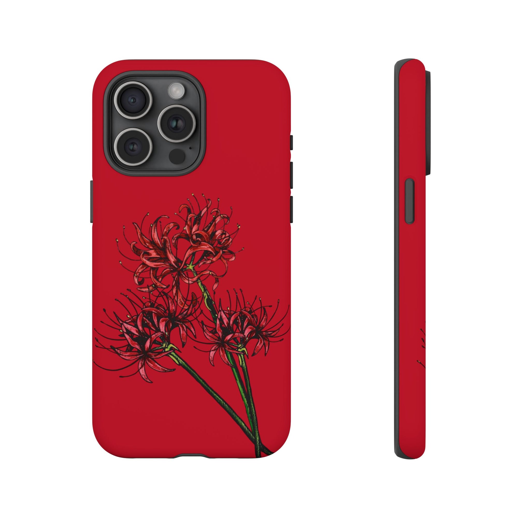 Floral Phone Case, Cute Durable Case for Plants Lovers, Stylish Tech Accessories, Gift for Her, Autumn Decor