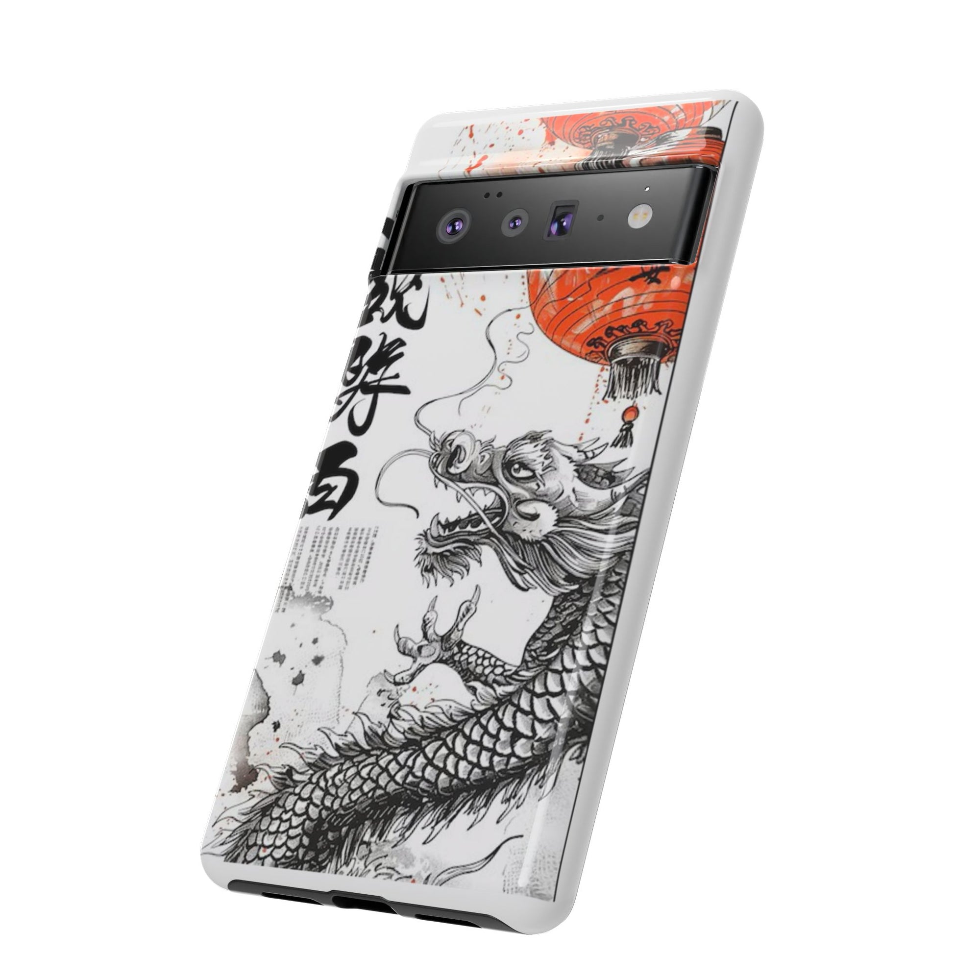 Dragon Design Phone Case, Tough Cases with Chinese Art for Unique Style, Gift for Art Lovers, Phone Protection, Trendy Accessories