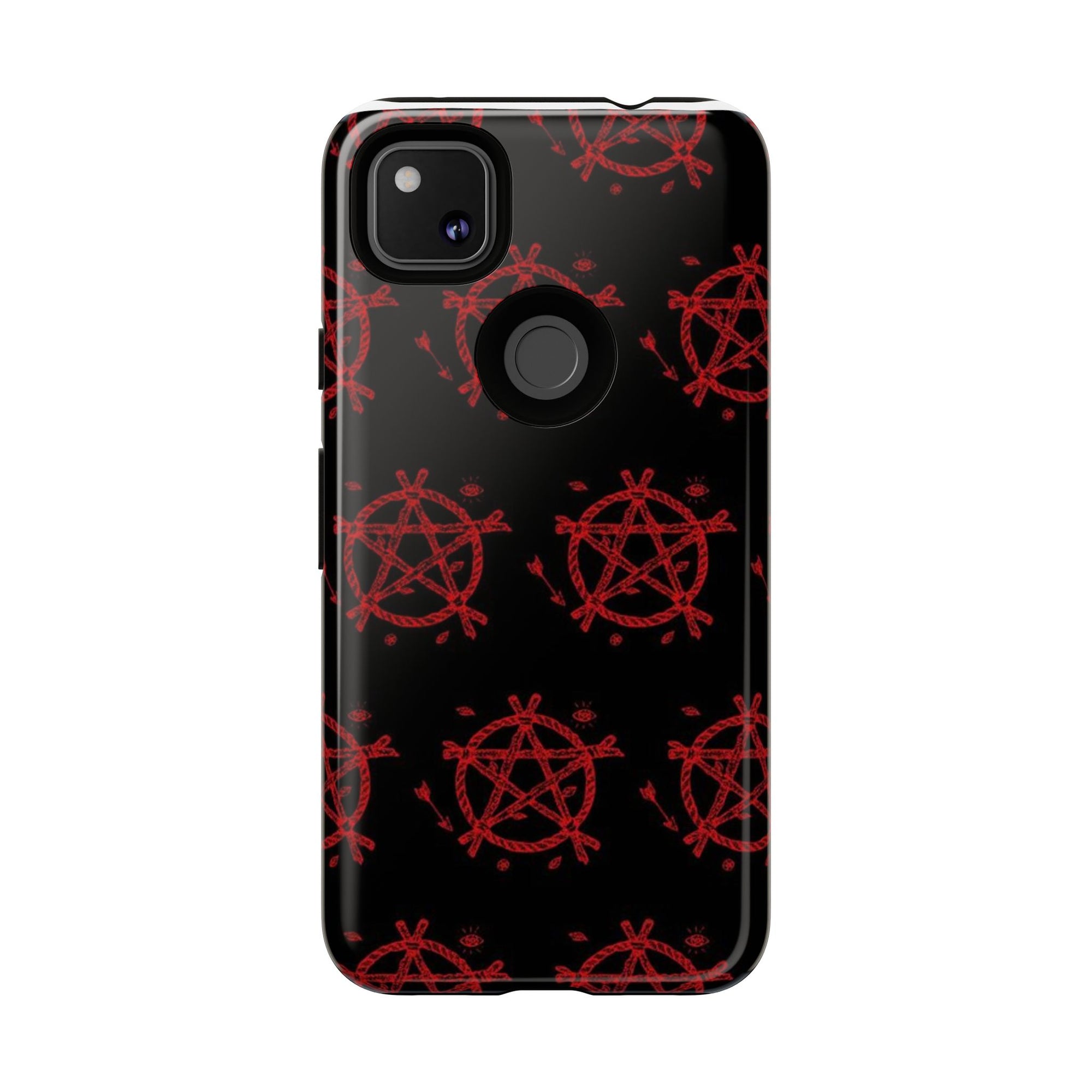 Anarchist iPhone Case, Tough Phone Cover, Punk Style Accessory, Unique Gift for Rebels, Goth Aesthetic Phone Case