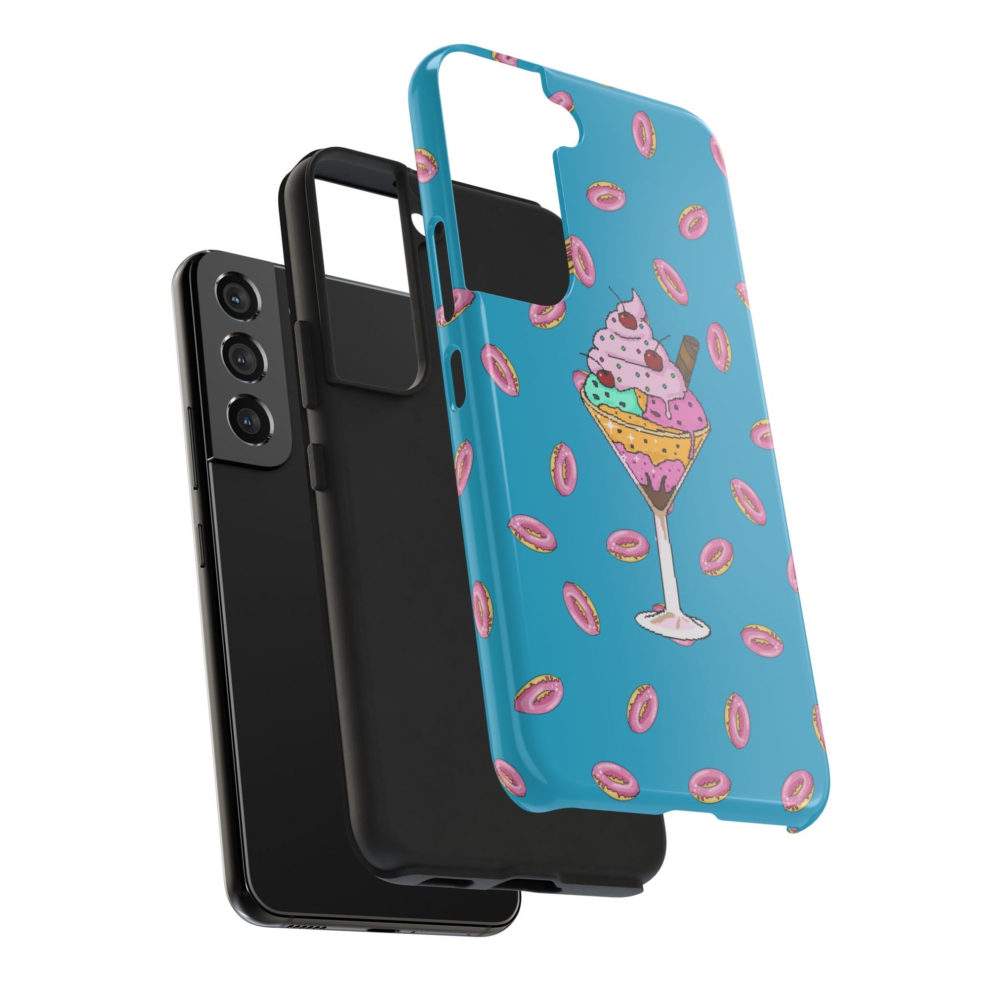 Cute Dessert Phone Cases, Fun iPhone Covers, Quirky Phone Accessories, Donut Lovers Gift, Ice Cream Phone Protector