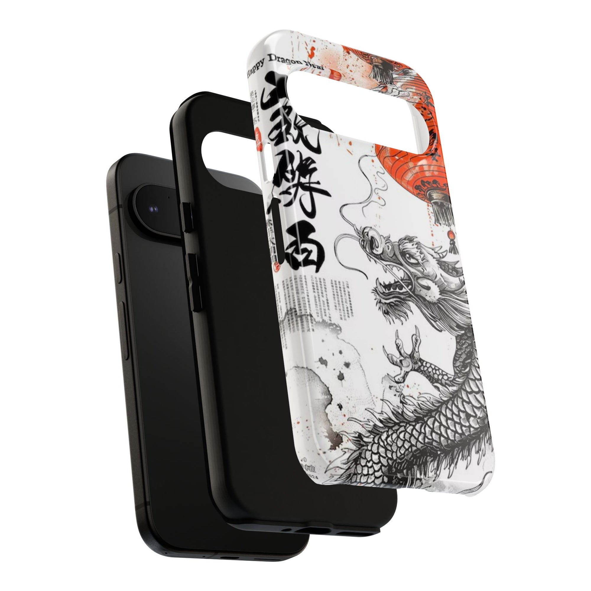 Dragon Design Phone Case, Tough Cases with Chinese Art for Unique Style, Gift for Art Lovers, Phone Protection, Trendy Accessories