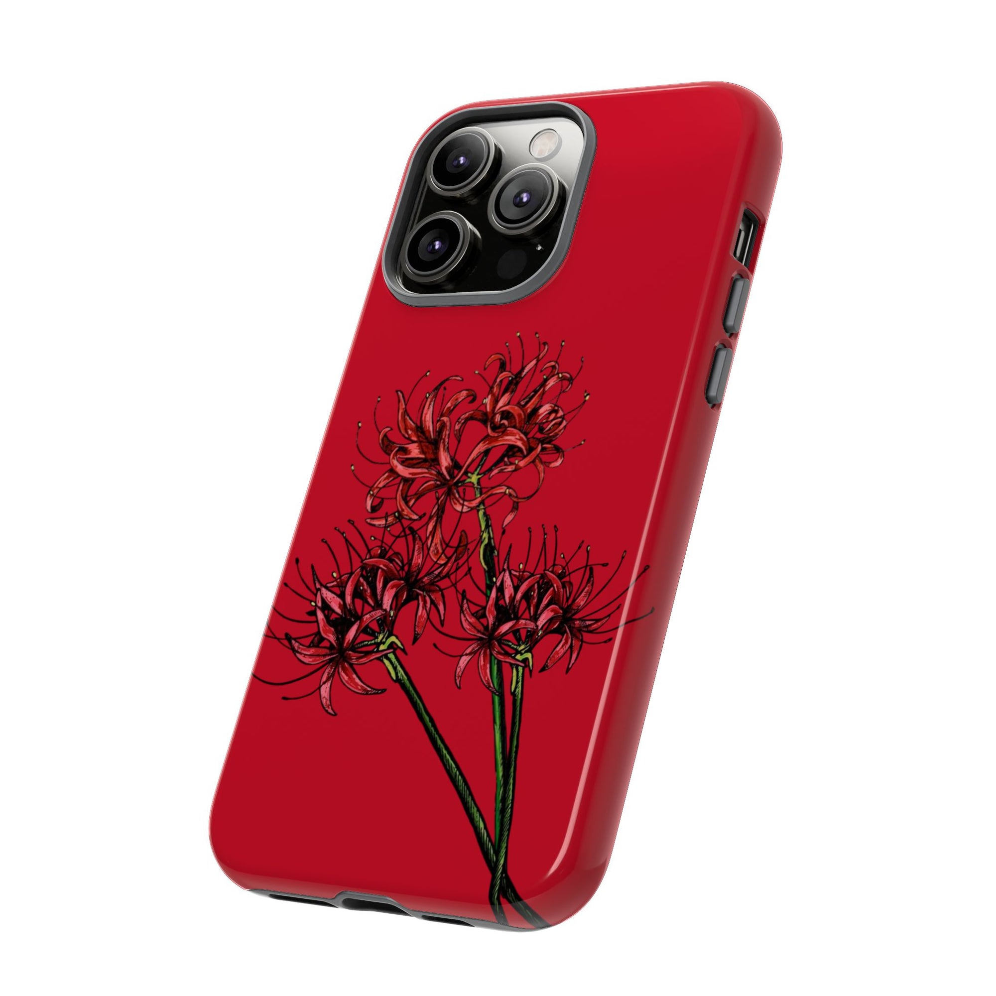 Floral Phone Case, Cute Durable Case for Plants Lovers, Stylish Tech Accessories, Gift for Her, Autumn Decor