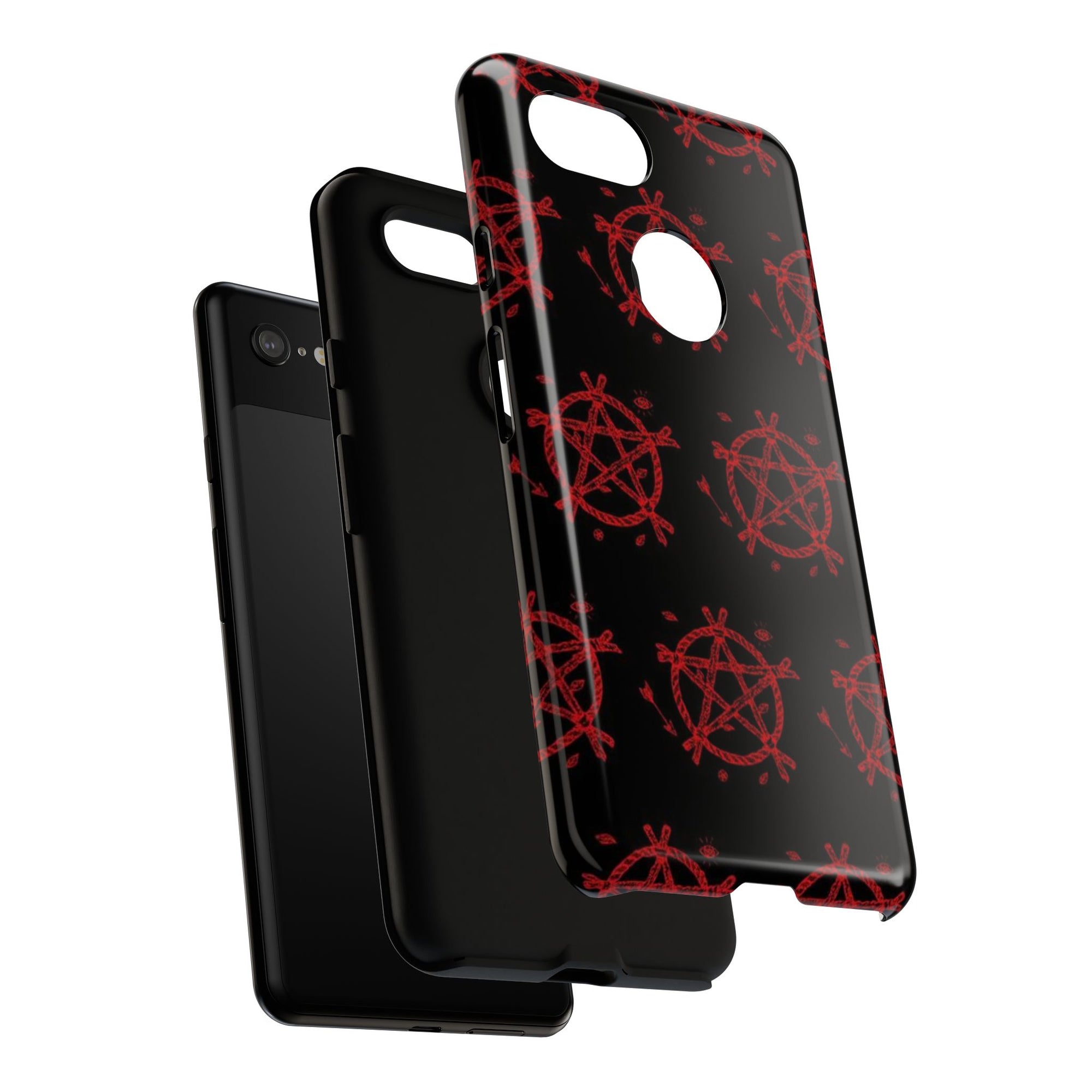 Anarchist iPhone Case, Tough Phone Cover, Punk Style Accessory, Unique Gift for Rebels, Goth Aesthetic Phone Case