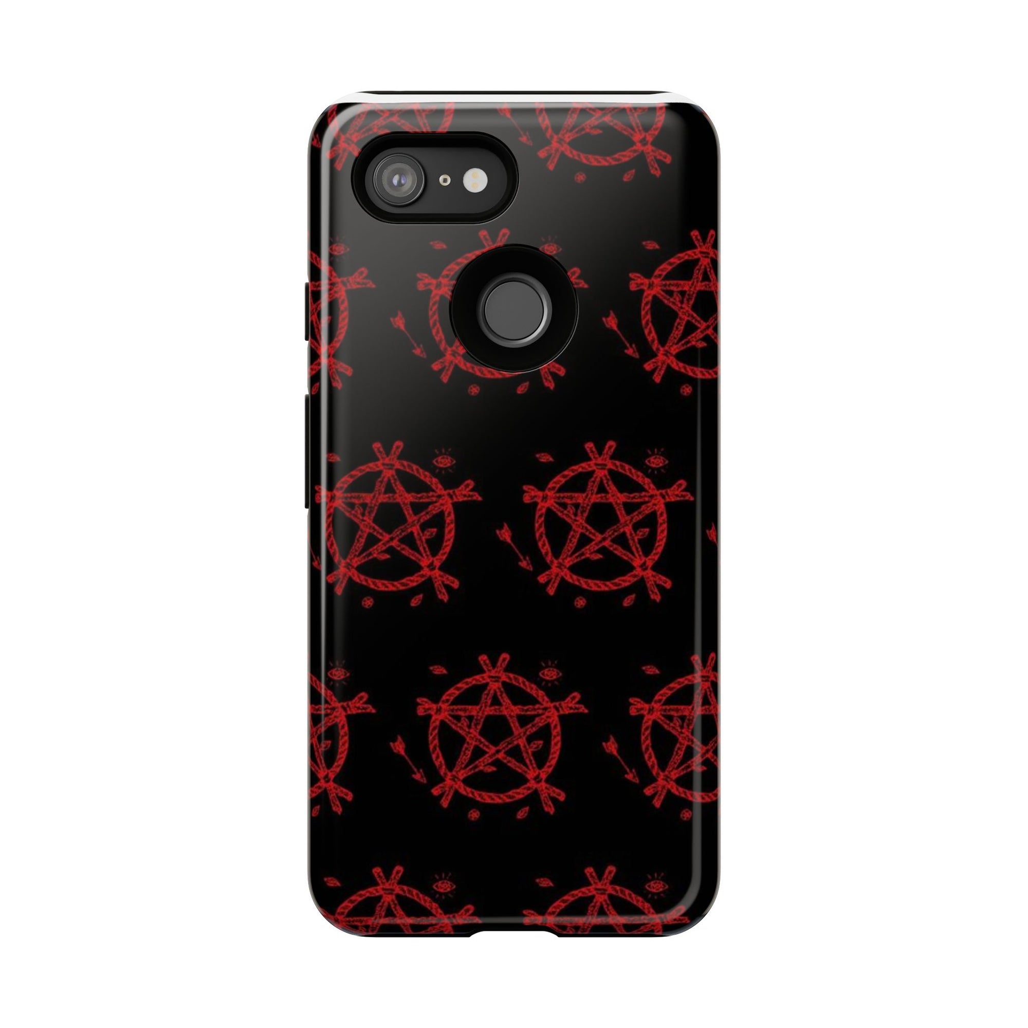 Anarchist iPhone Case, Tough Phone Cover, Punk Style Accessory, Unique Gift for Rebels, Goth Aesthetic Phone Case