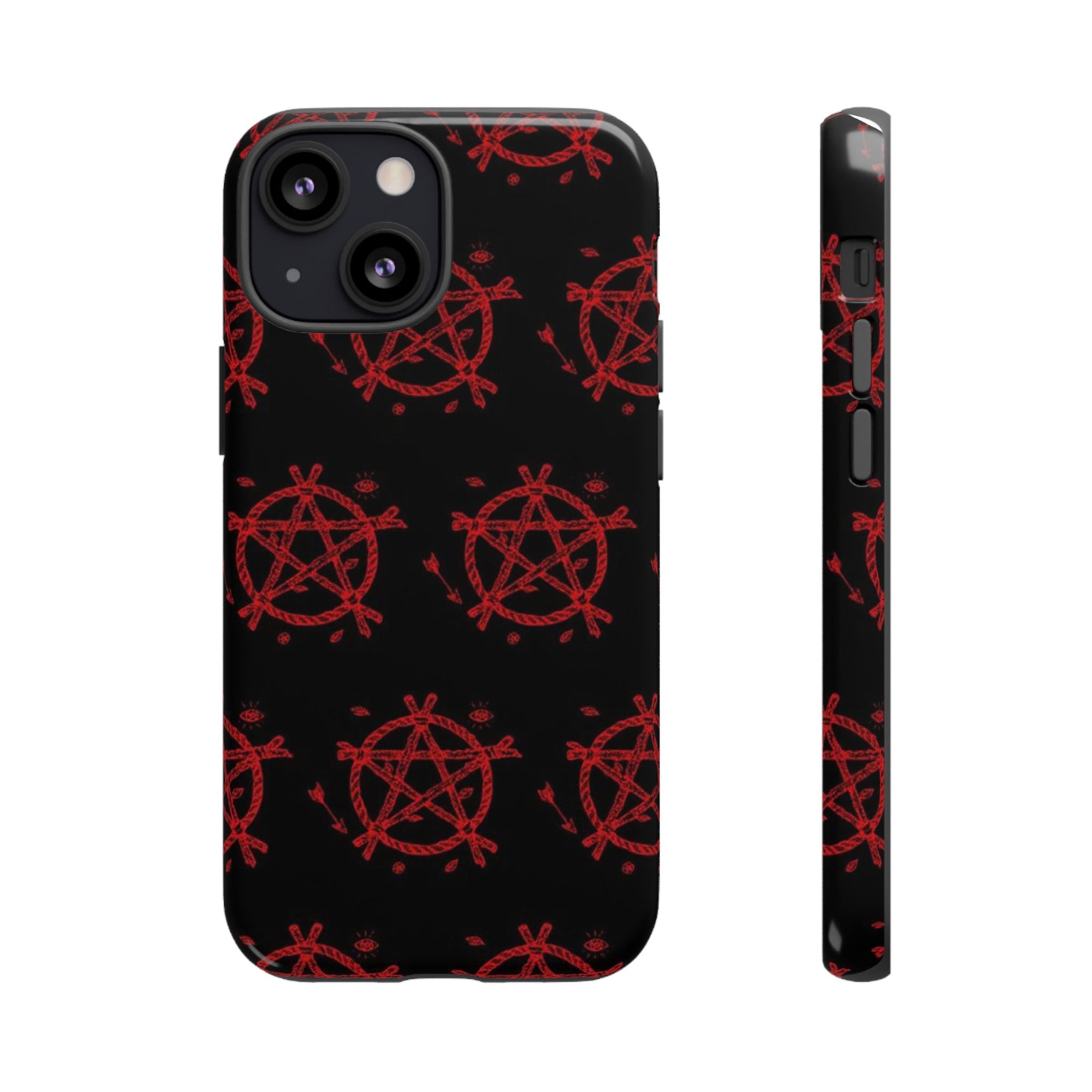 Anarchist iPhone Case, Tough Phone Cover, Punk Style Accessory, Unique Gift for Rebels, Goth Aesthetic Phone Case