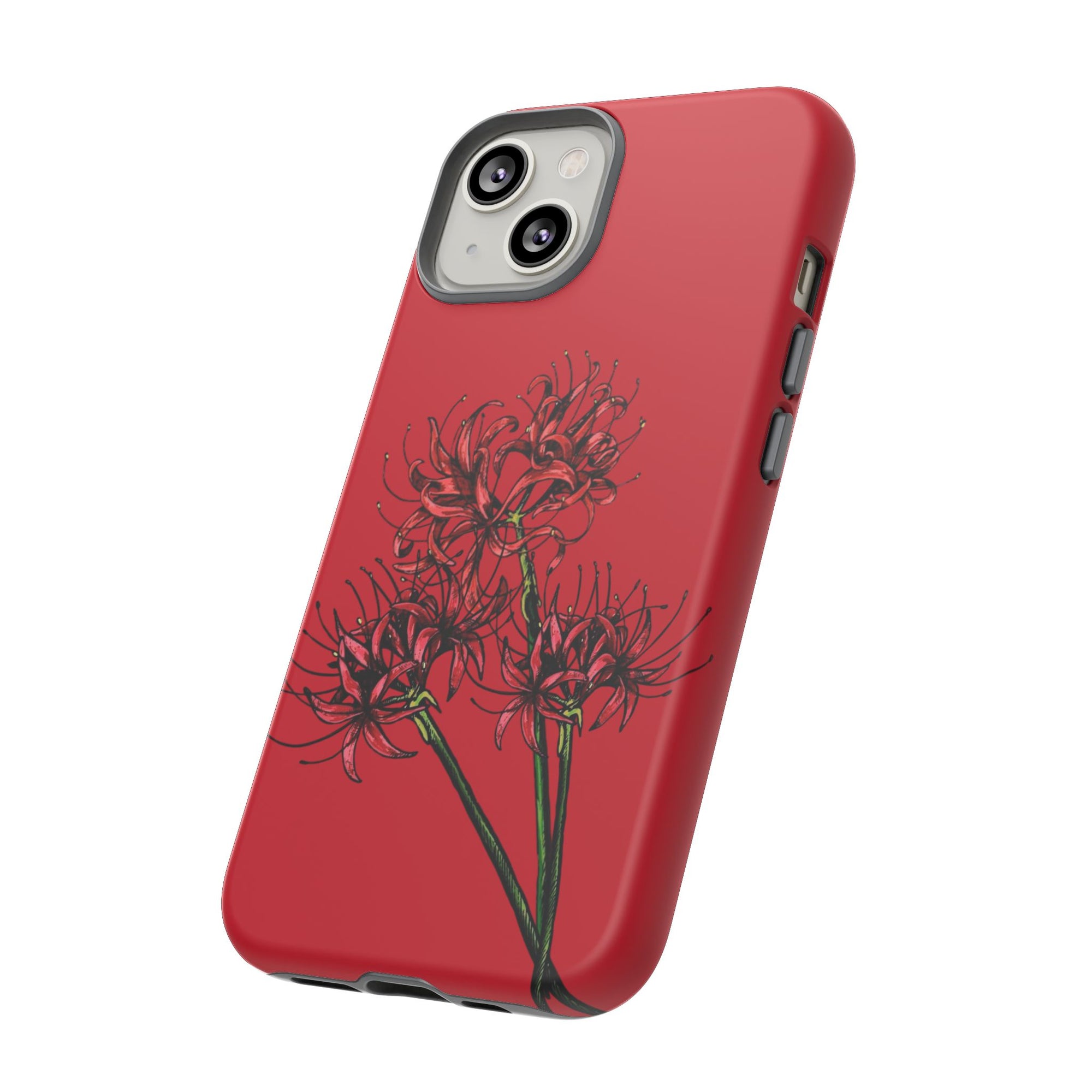 Floral Phone Case, Cute Durable Case for Plants Lovers, Stylish Tech Accessories, Gift for Her, Autumn Decor